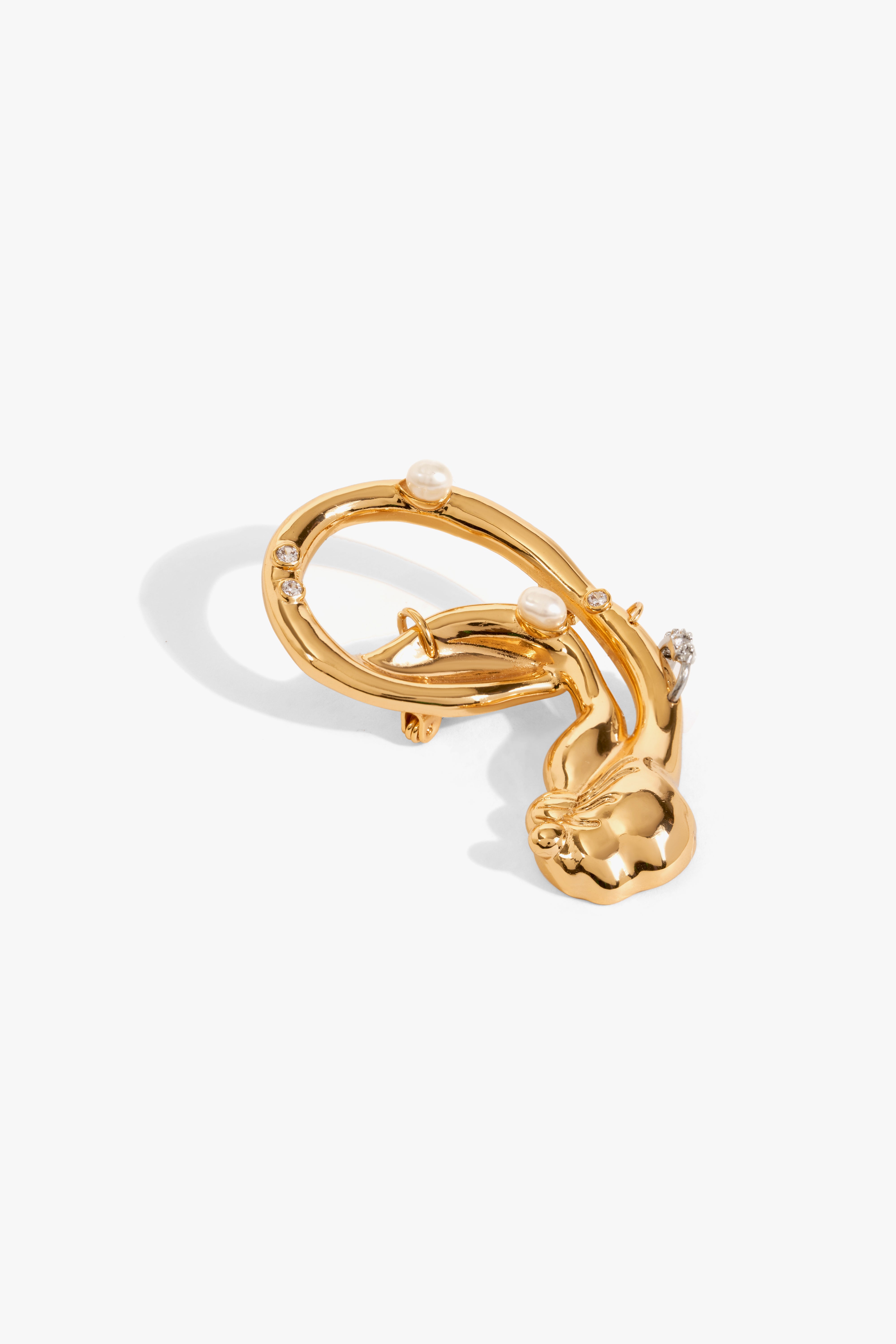 Koko Jewelled Ear Brooch