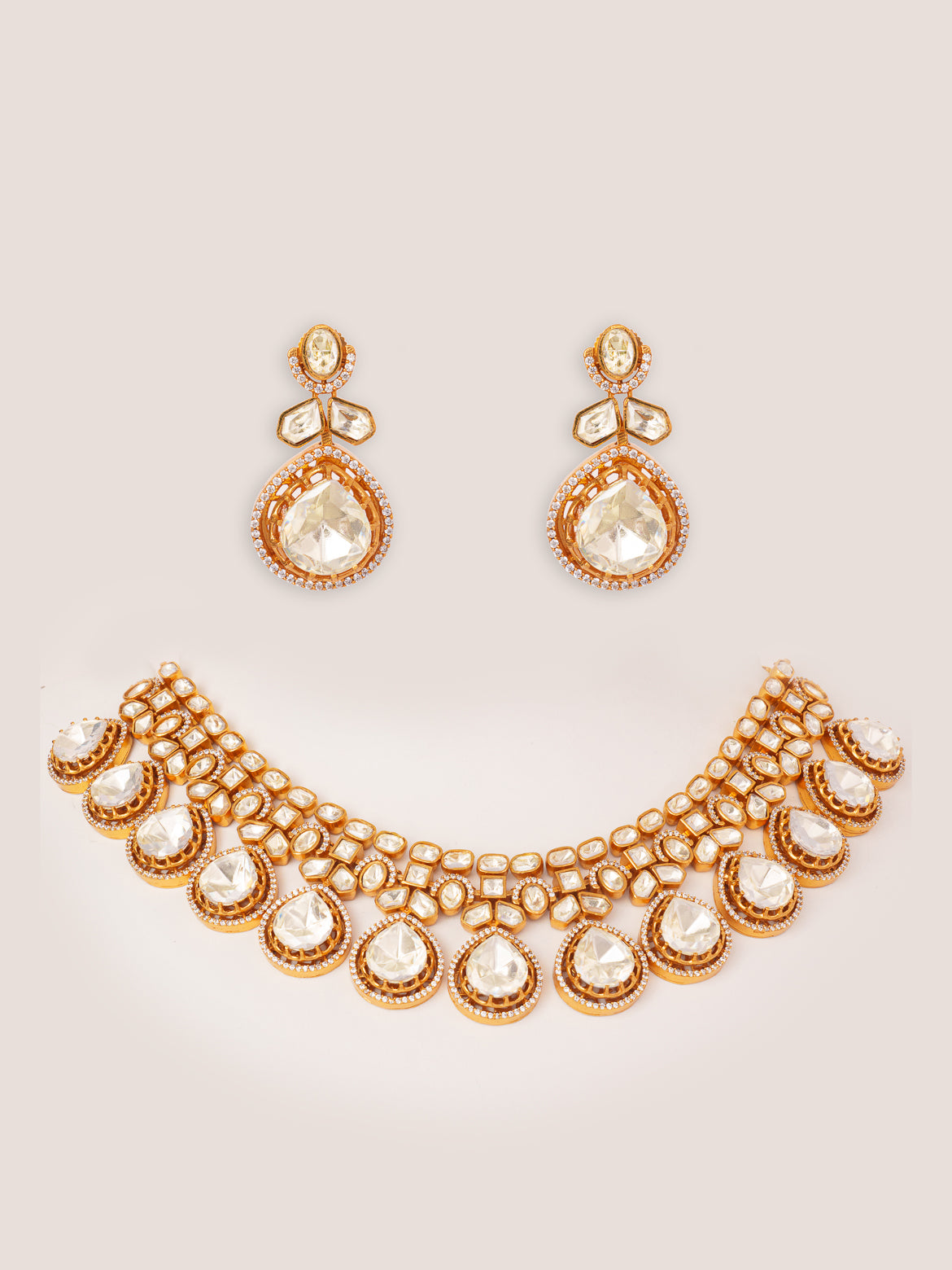 Zihar Moissanite Necklace Set