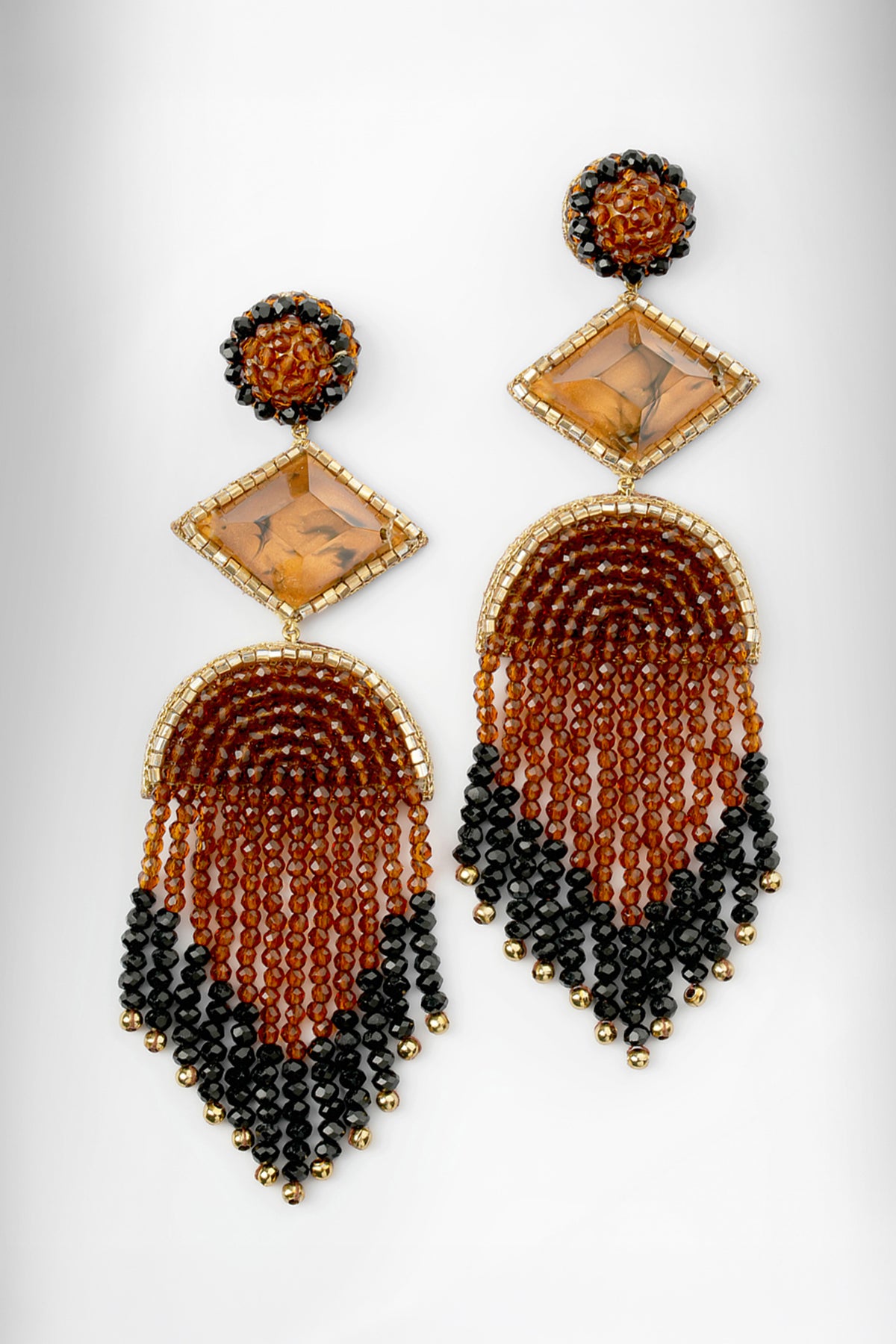 Brown Sneha Earrings