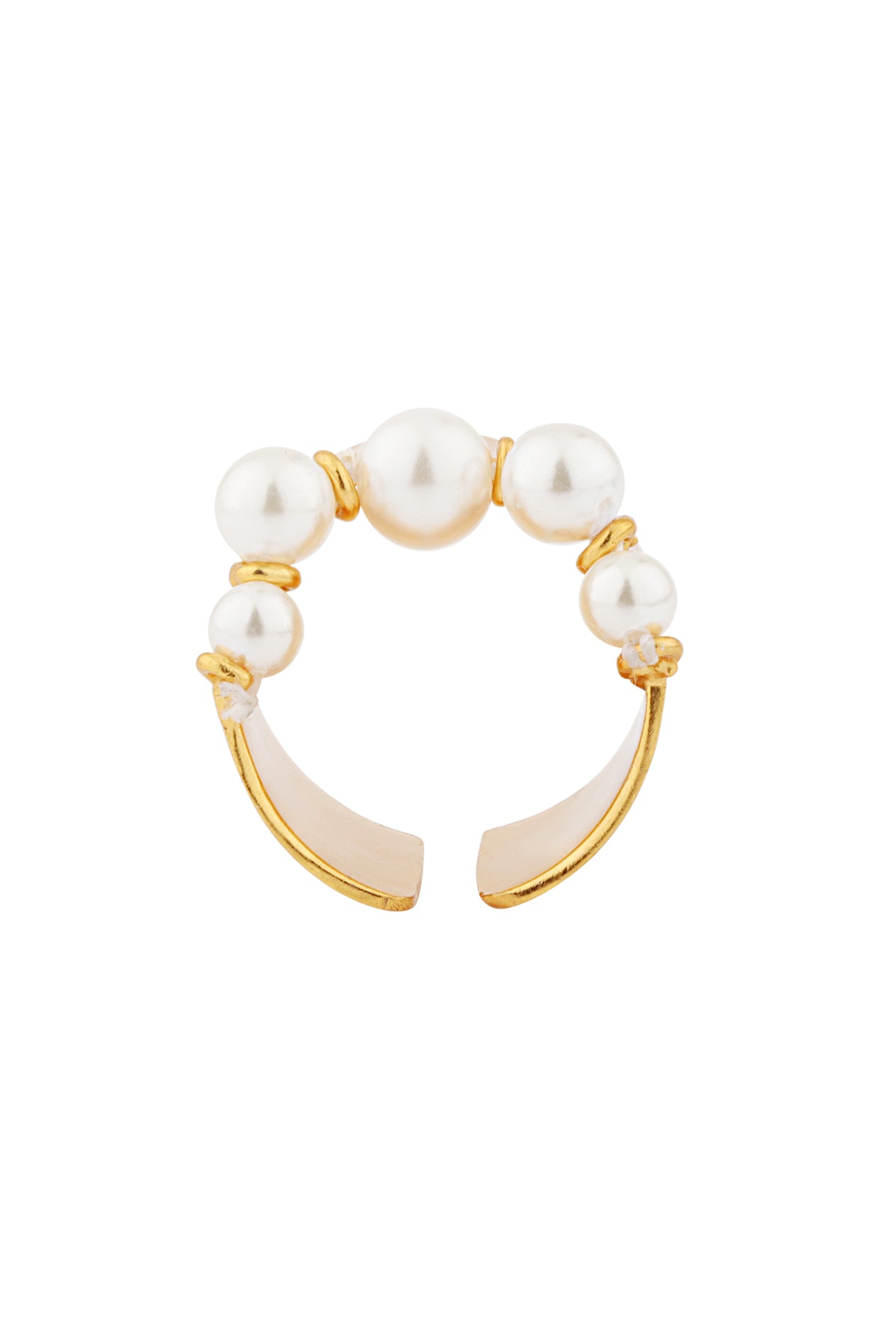 Edge Ring 22Kt Gold-Plated