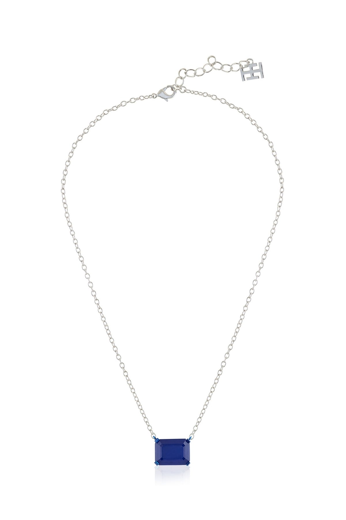 Sapphire Botox Pendant Necklace
