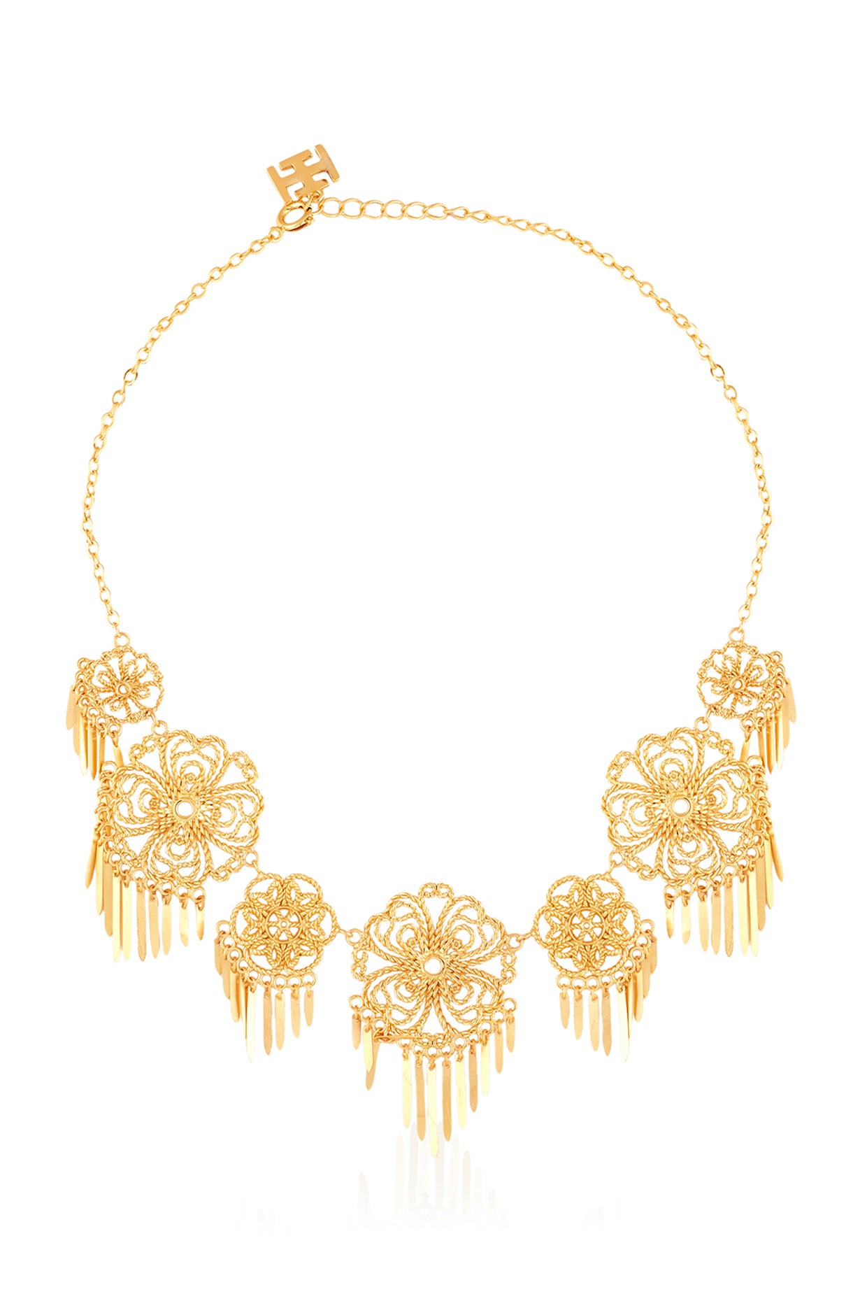 Maré Statement Necklace In 18Kt Gold Plated
