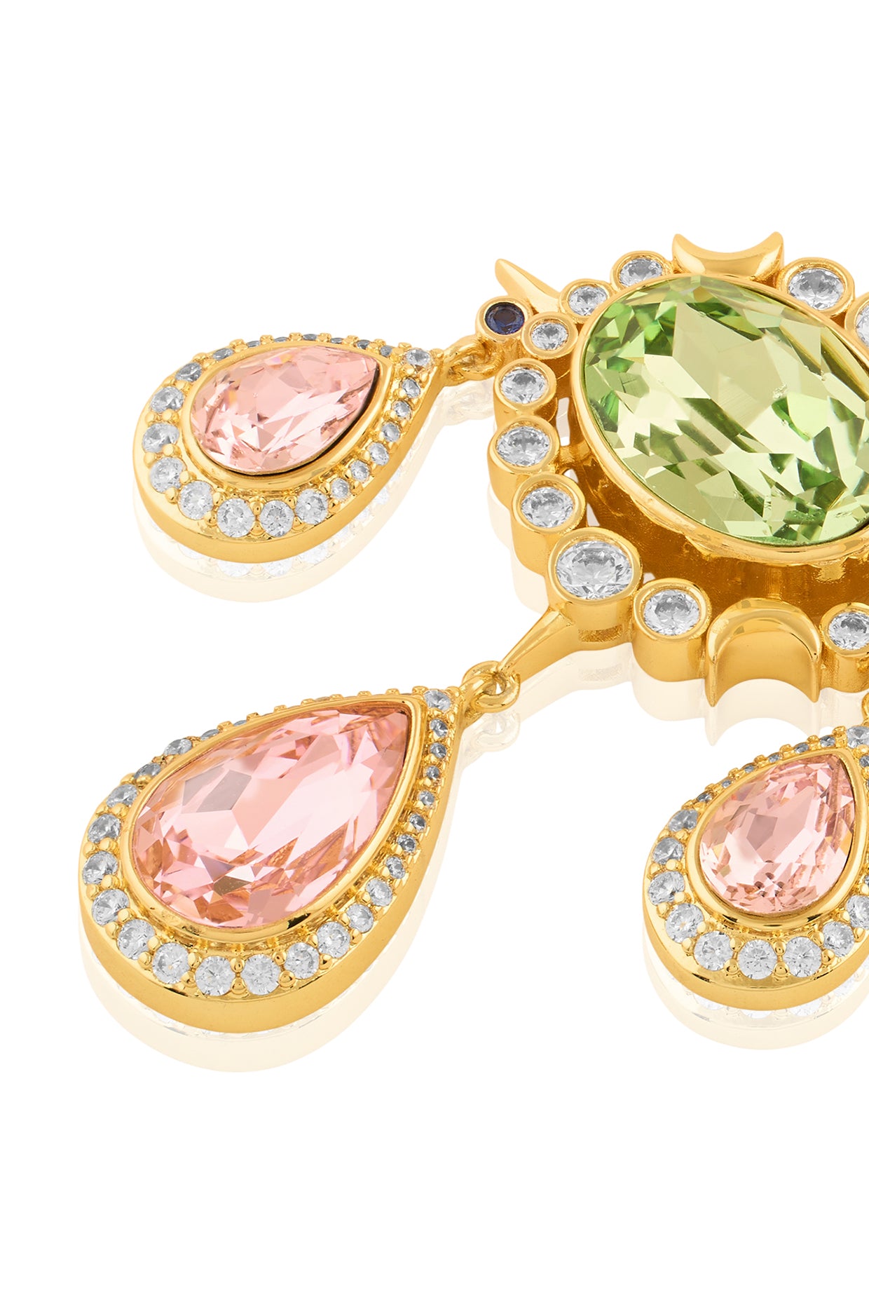 Isha's Danglers In 18Kt Gold Plated