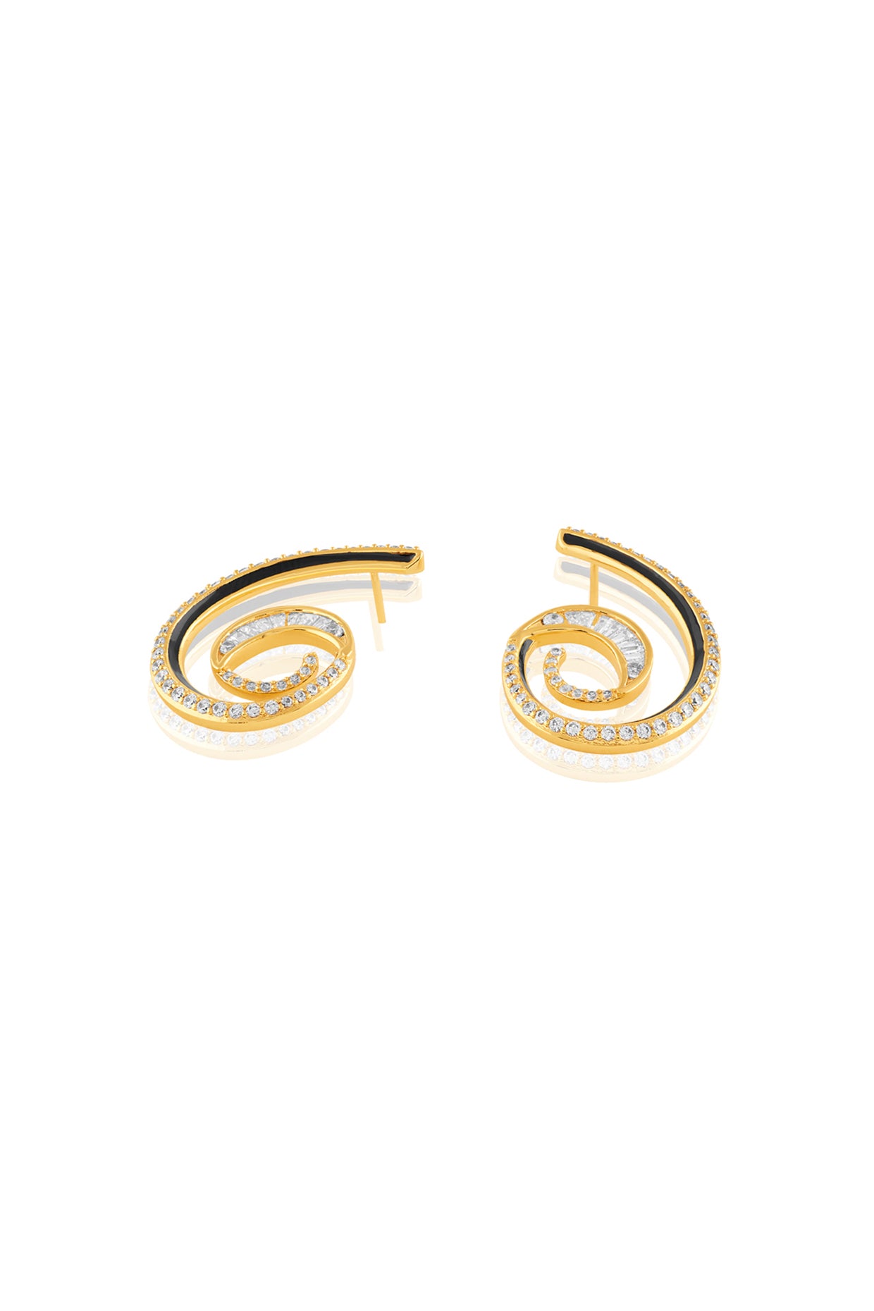 Surra Statement Hoops In 18Kt Gold Plated