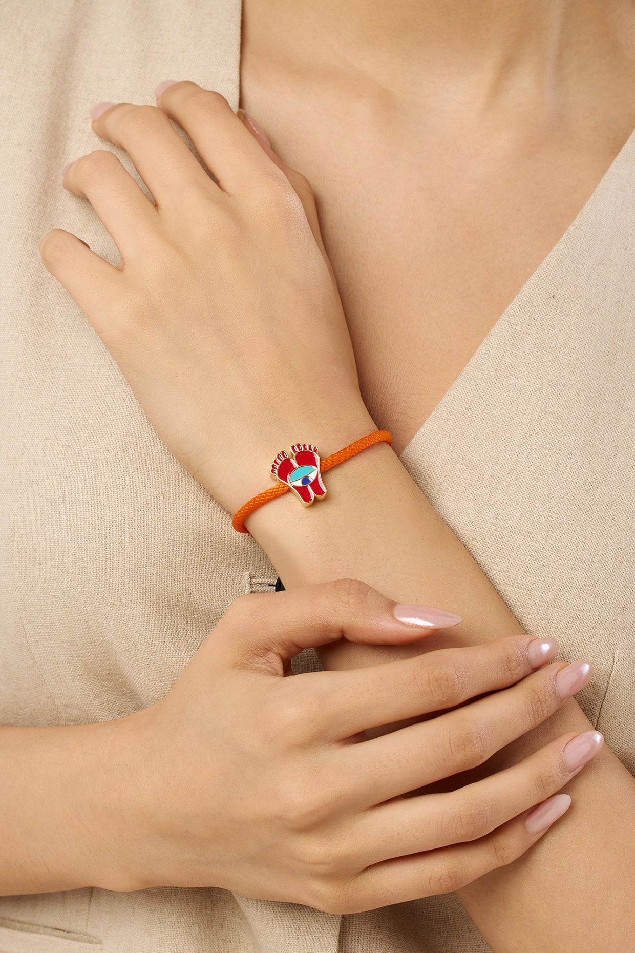 Laxmi Bracelet In 18kt Gold Plated