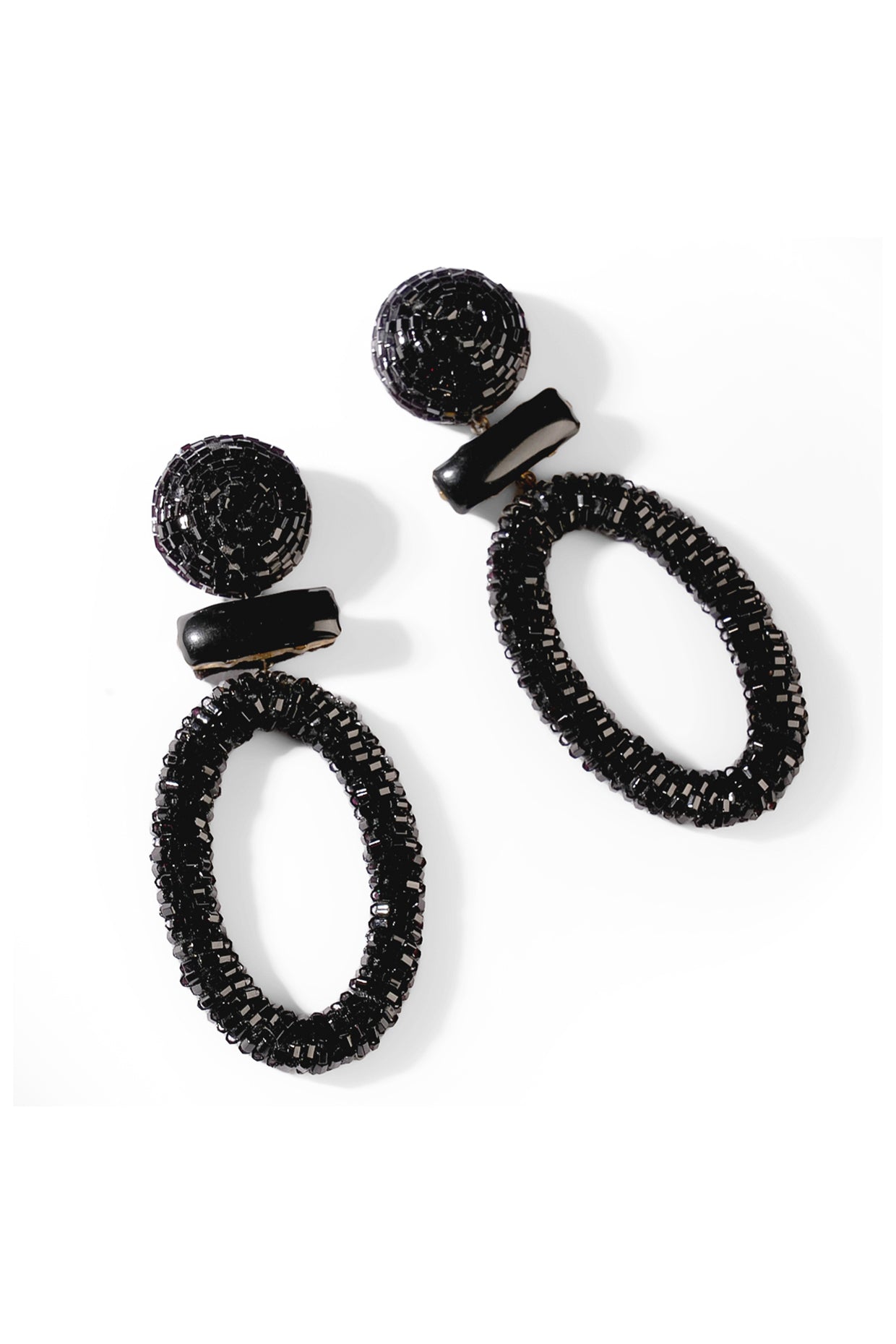 Black Yolanda Earrings