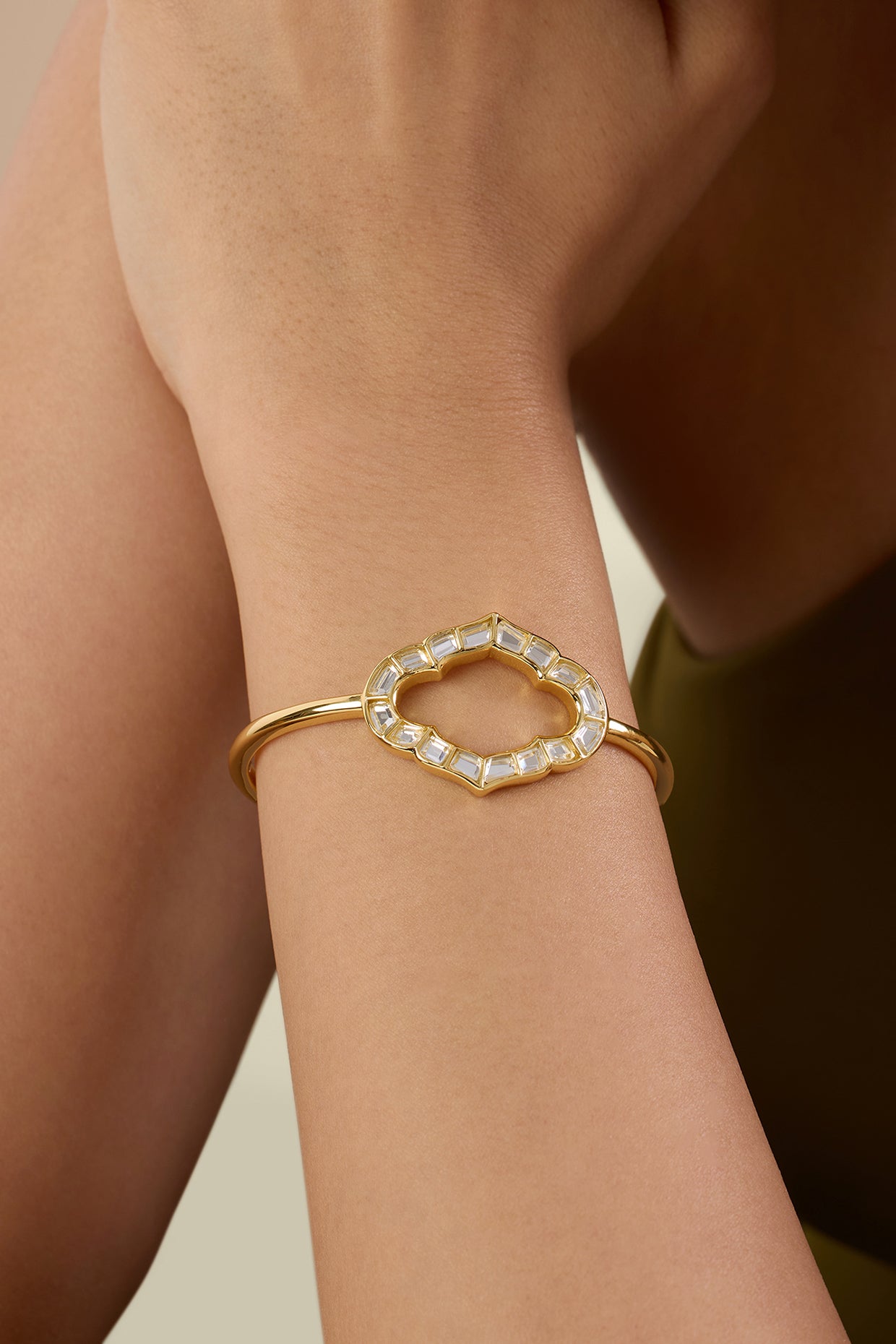 Amara Mughal Cuff 18Kt Gold Plated