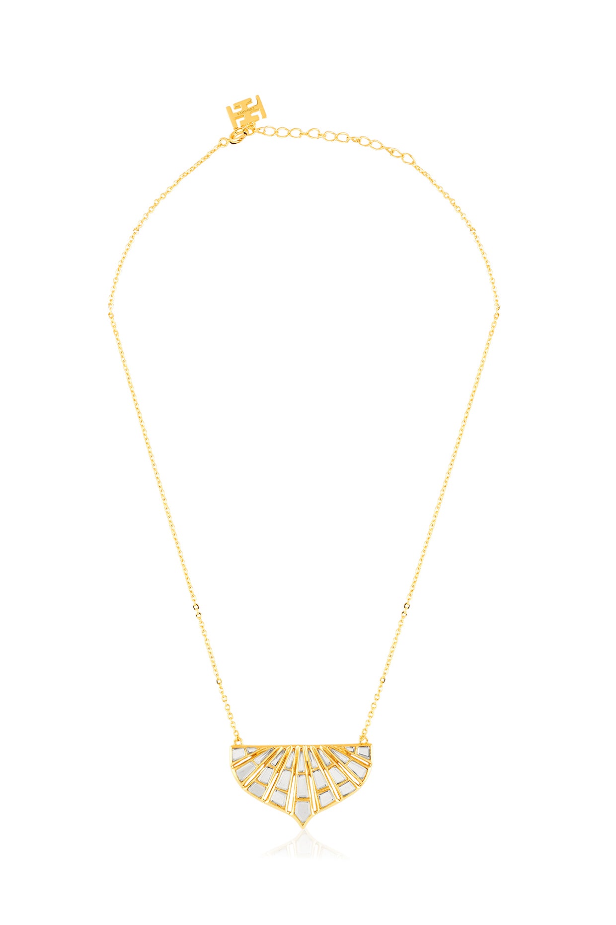 Porta Pendant Necklace In 18Kt Gold Plated