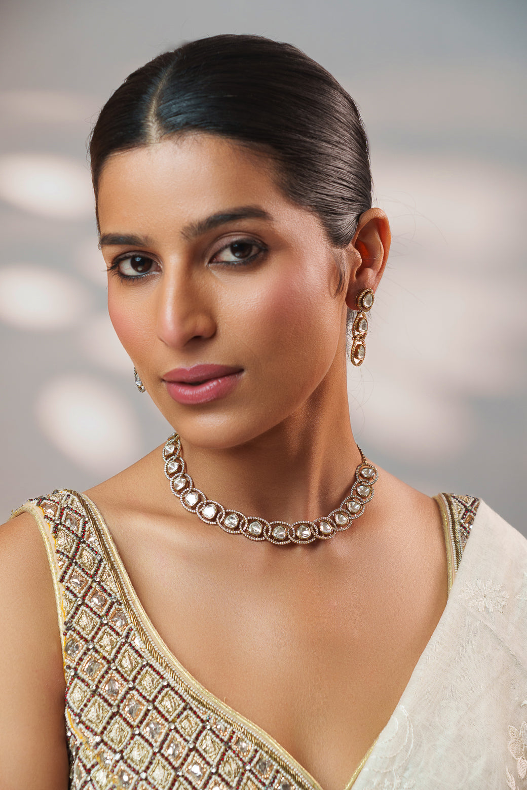 Alka Polki Necklace Set