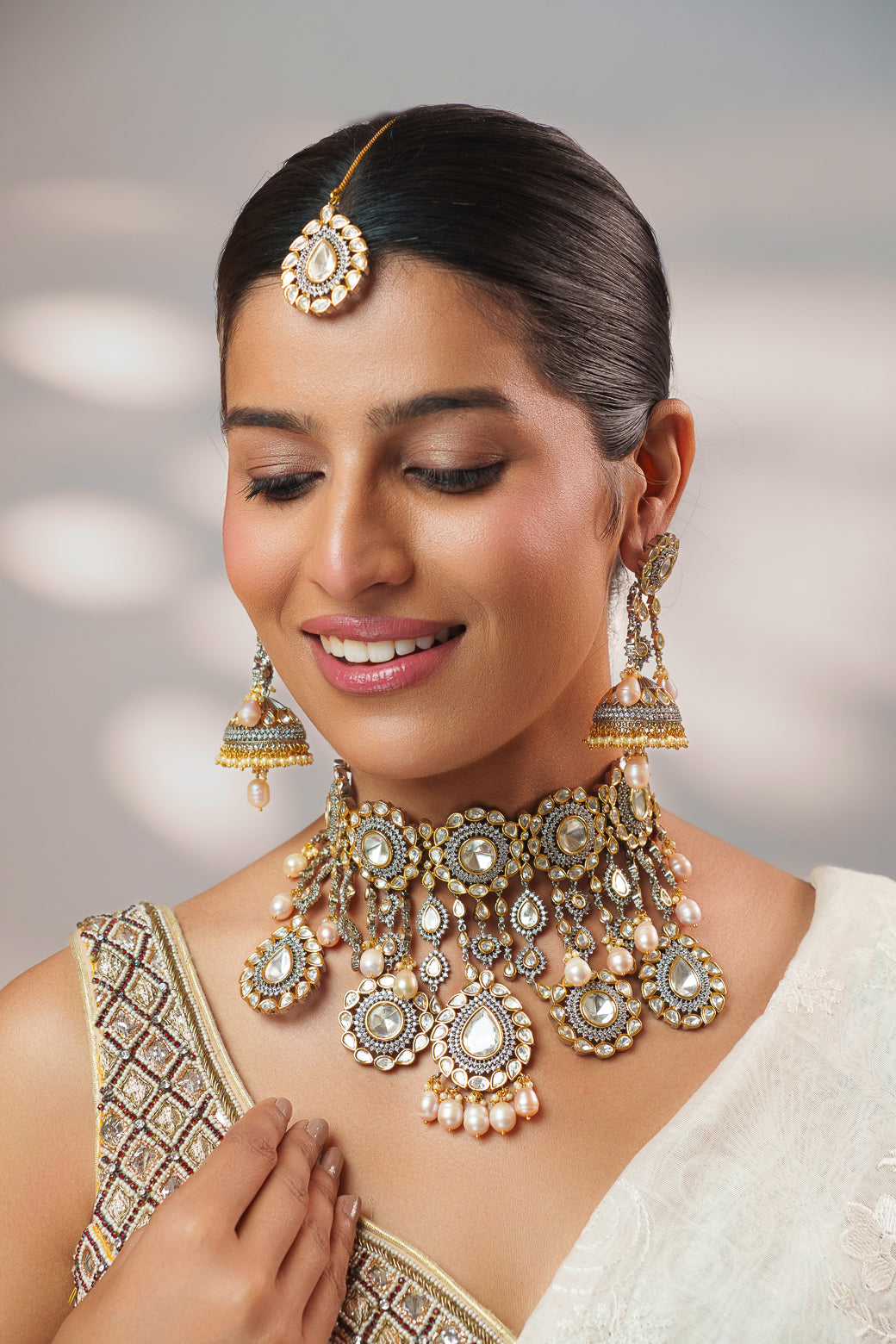 Savaani Polki Kundan Bridal Set