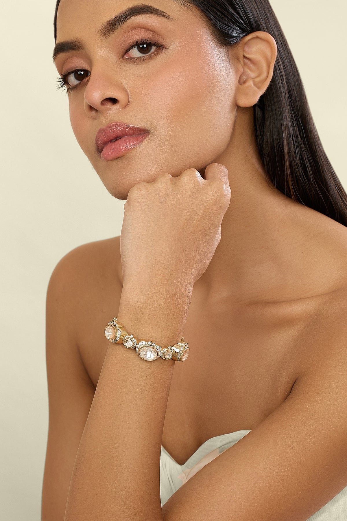 Polki Imperial Seraphine Kada Cuff Wristwear