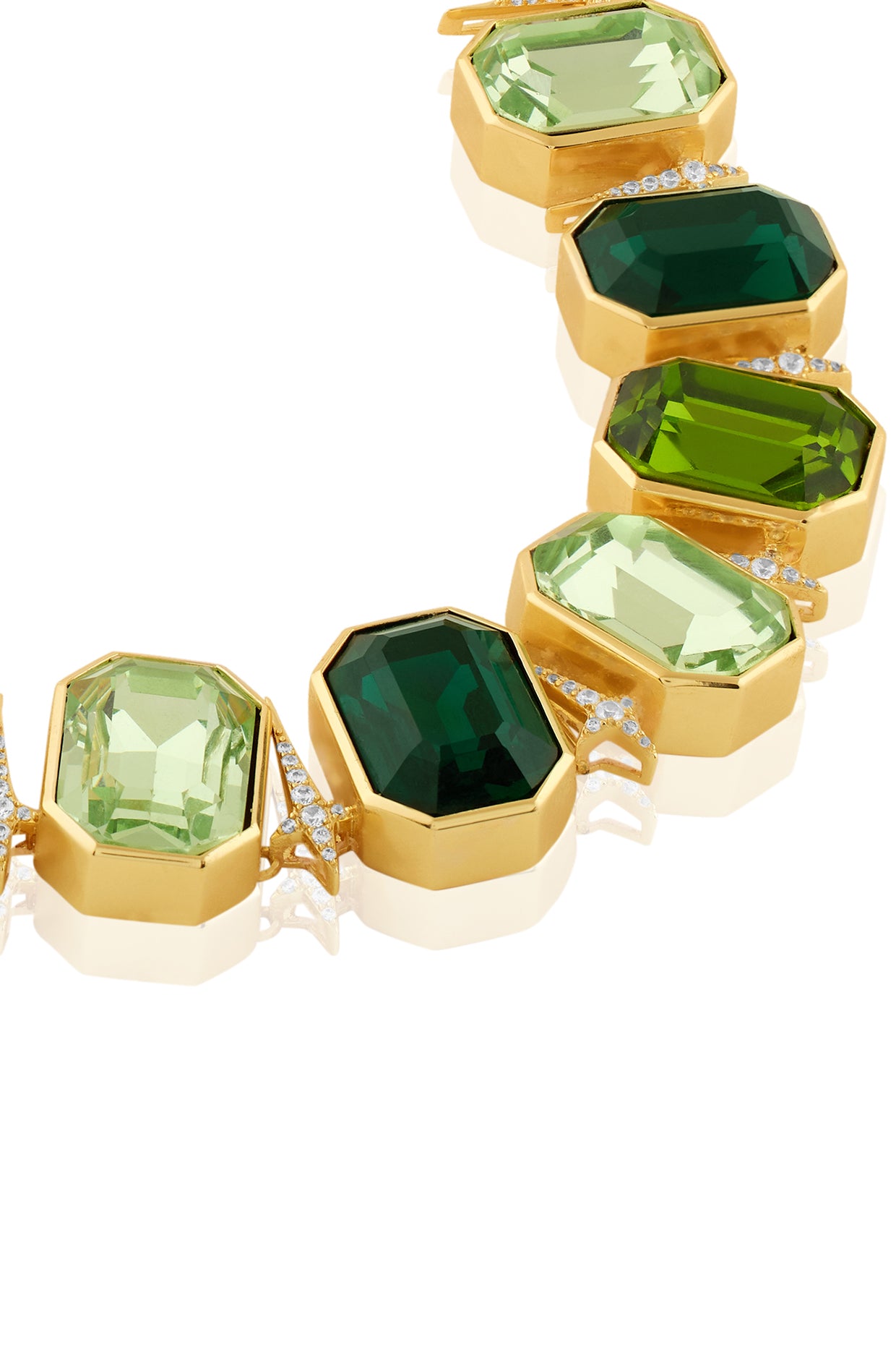 Sonali's Columbian Fantasy Necklace In 18Kt Gold Plated