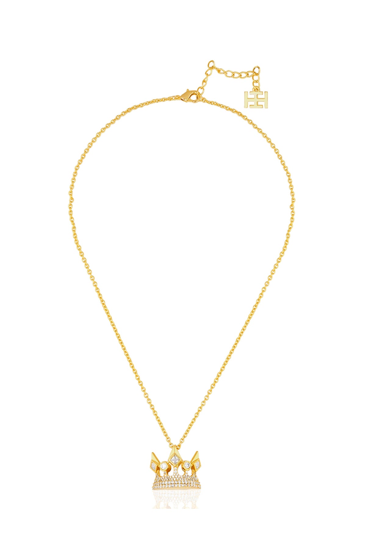 Polki Crown Heir Pendant Necklace