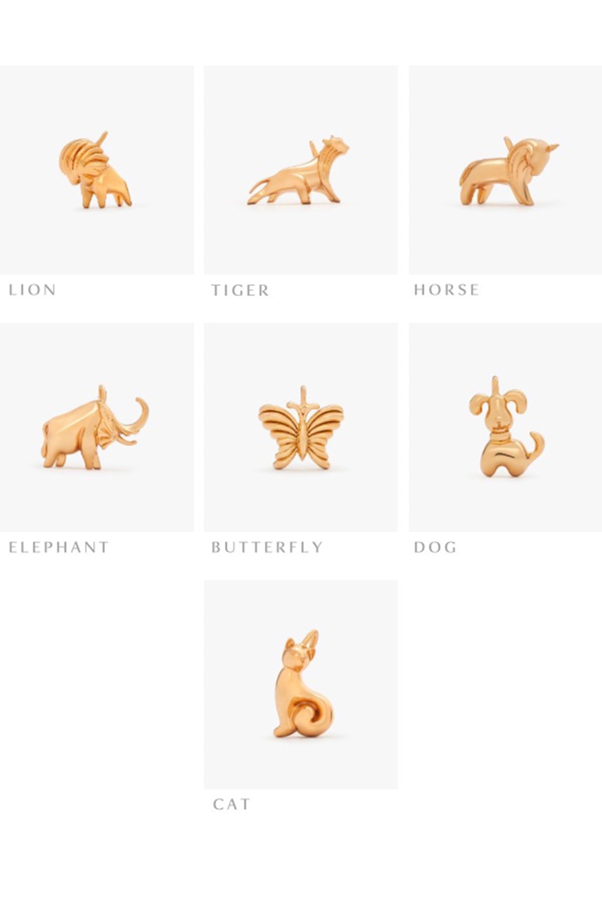 22kt Gold Virgo Charm Necklace