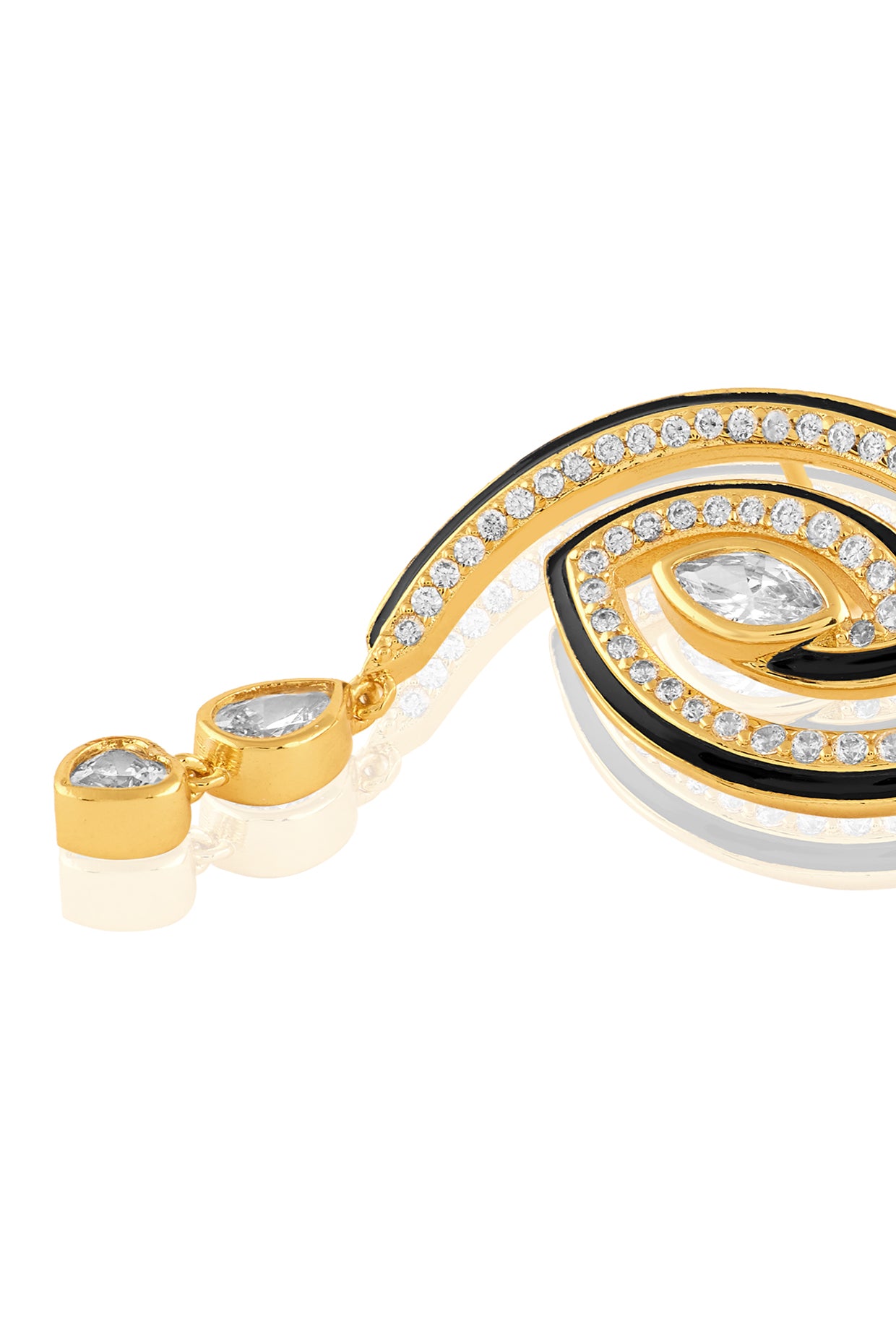 Dream Drip Studs In 18Kt Gold Plated