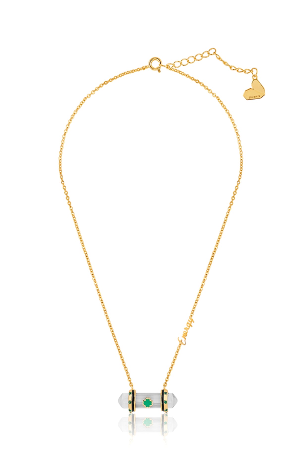 Lunar Light Necklace In 18kt Gold Plated