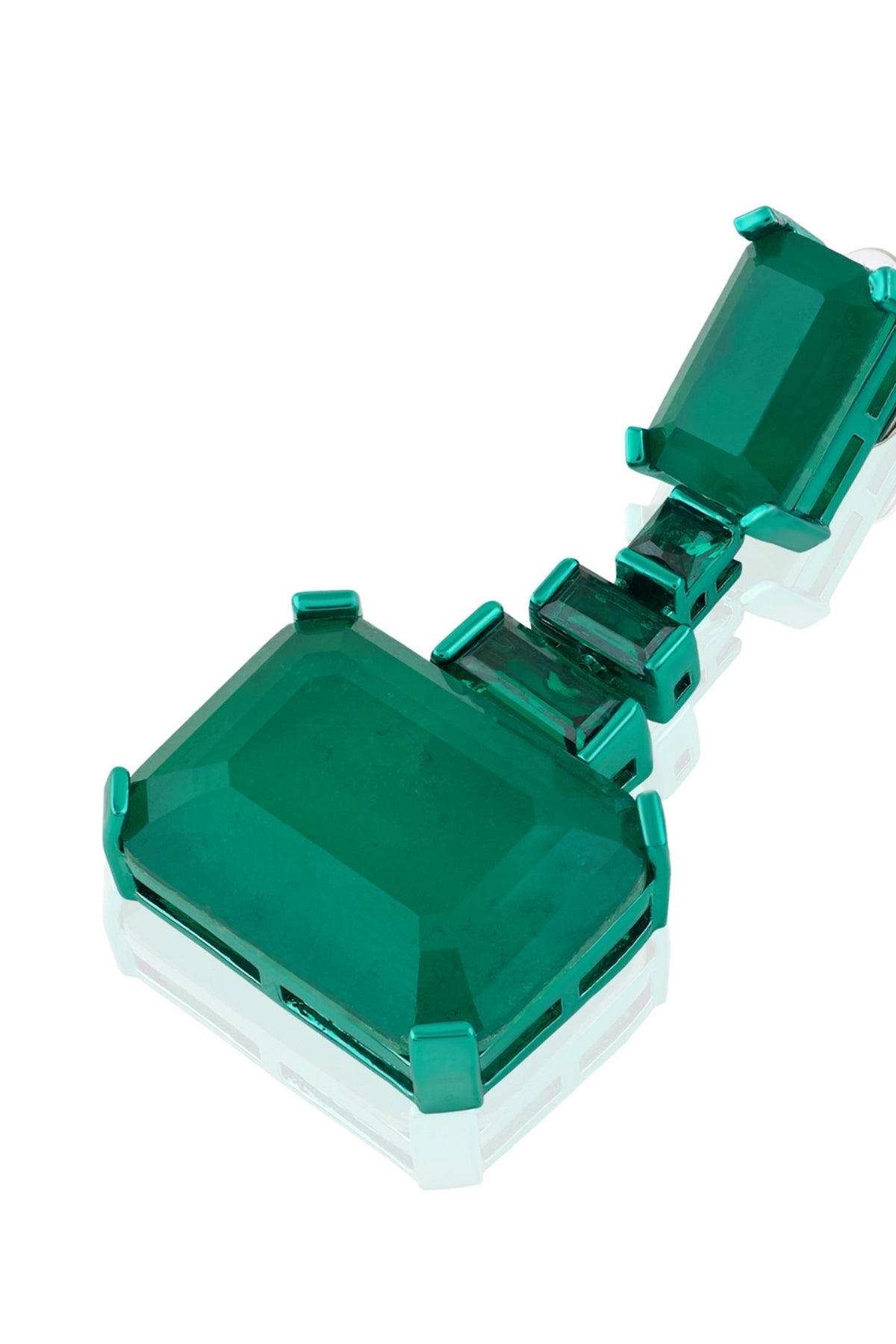 Shalom Emeralds Botox Danglers