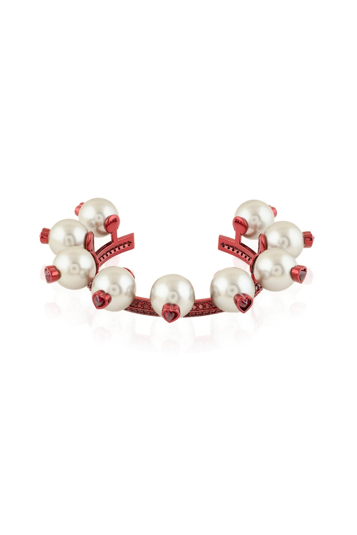 Regency Pearl Ruby Cuff