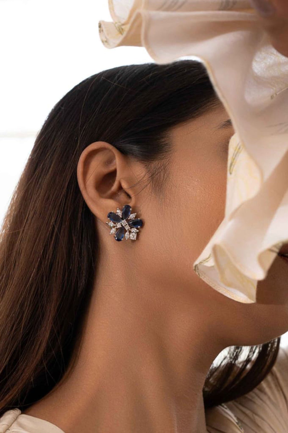 Blue Lavender Earrings
