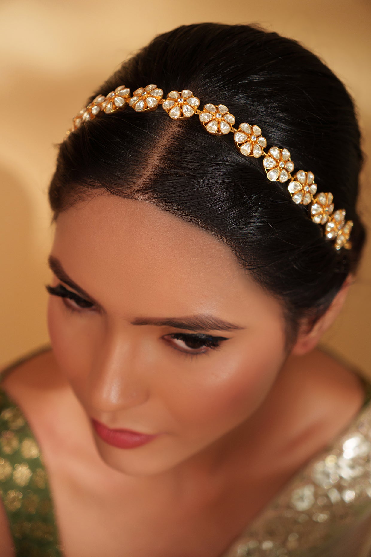 Avika Moissanite Sheeshpatti