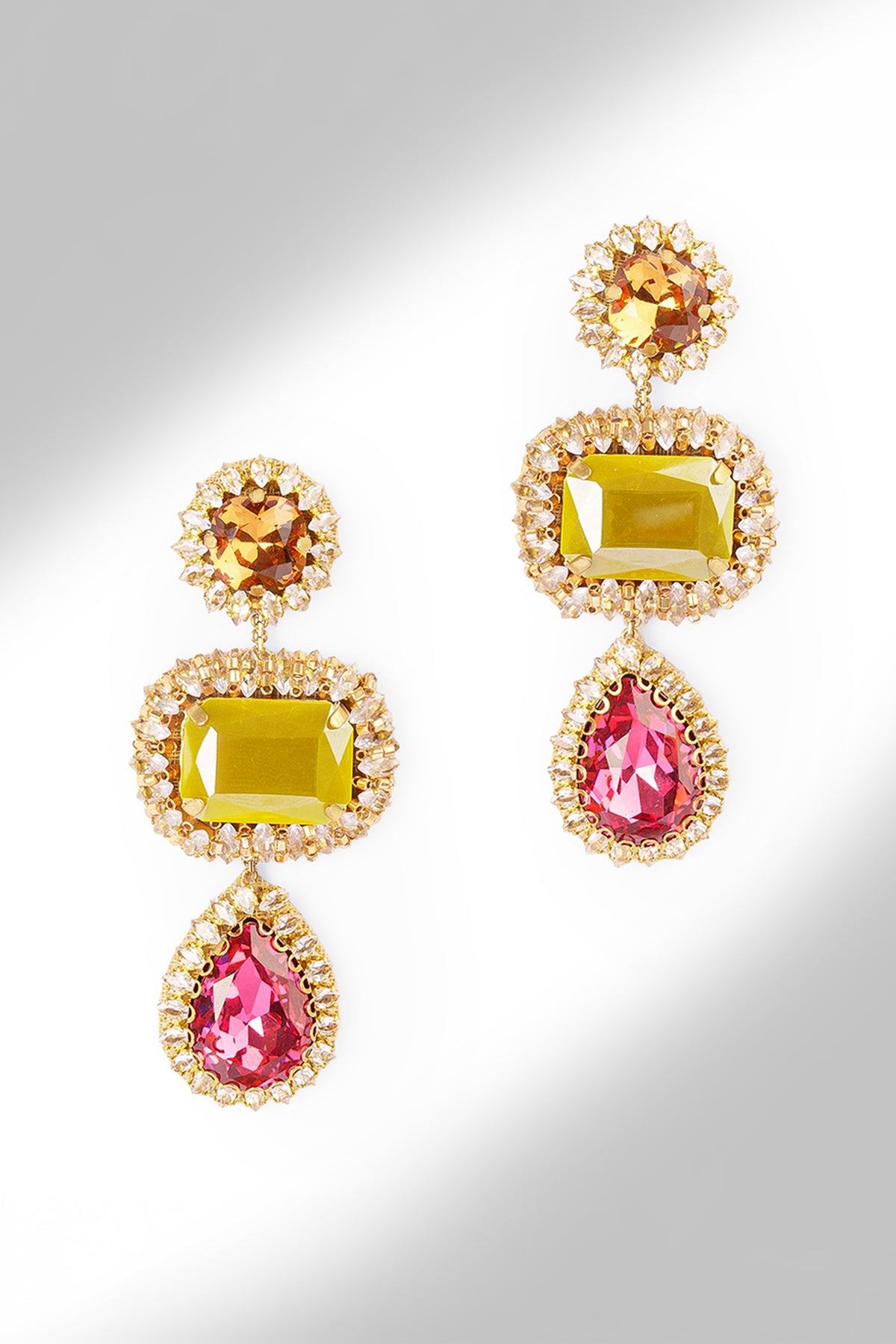 Olive Sashi Earrings