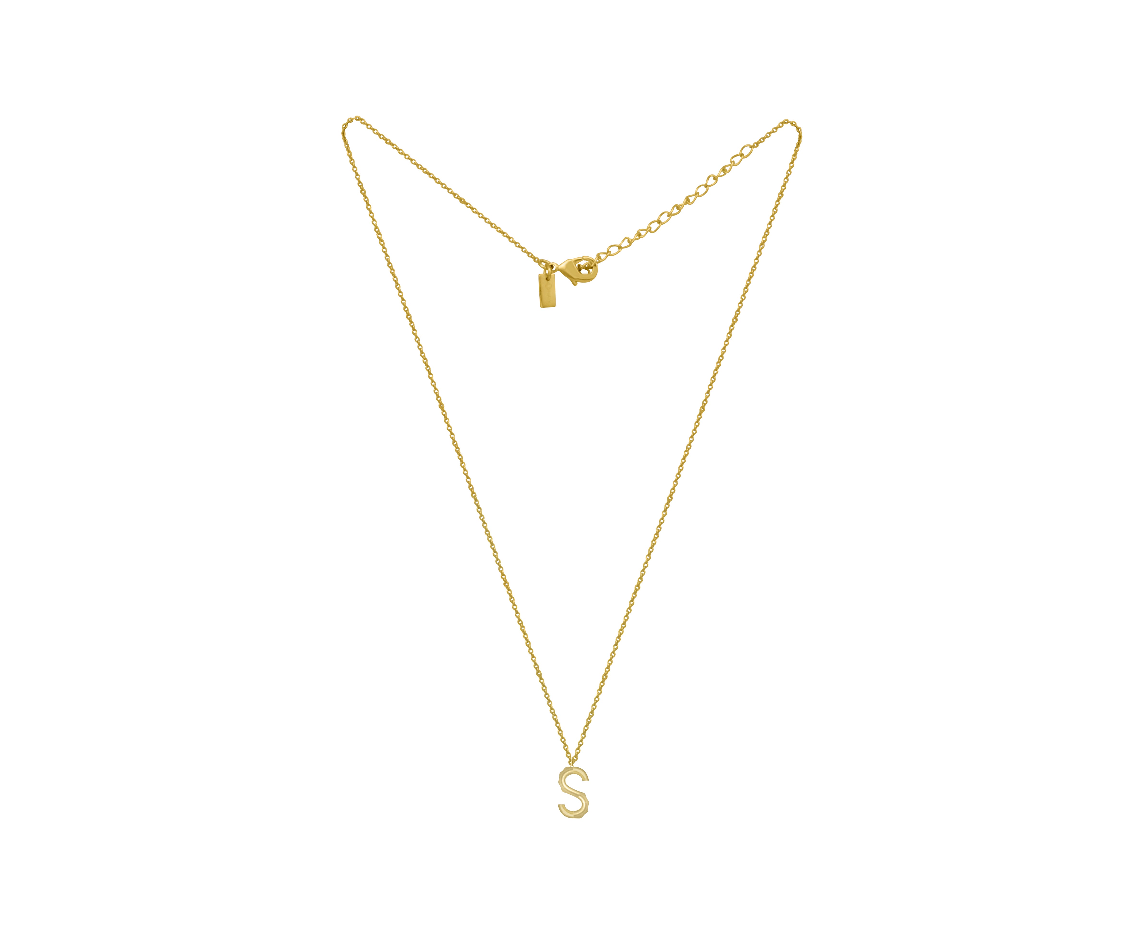 18Kt Gold Plated Initial-1