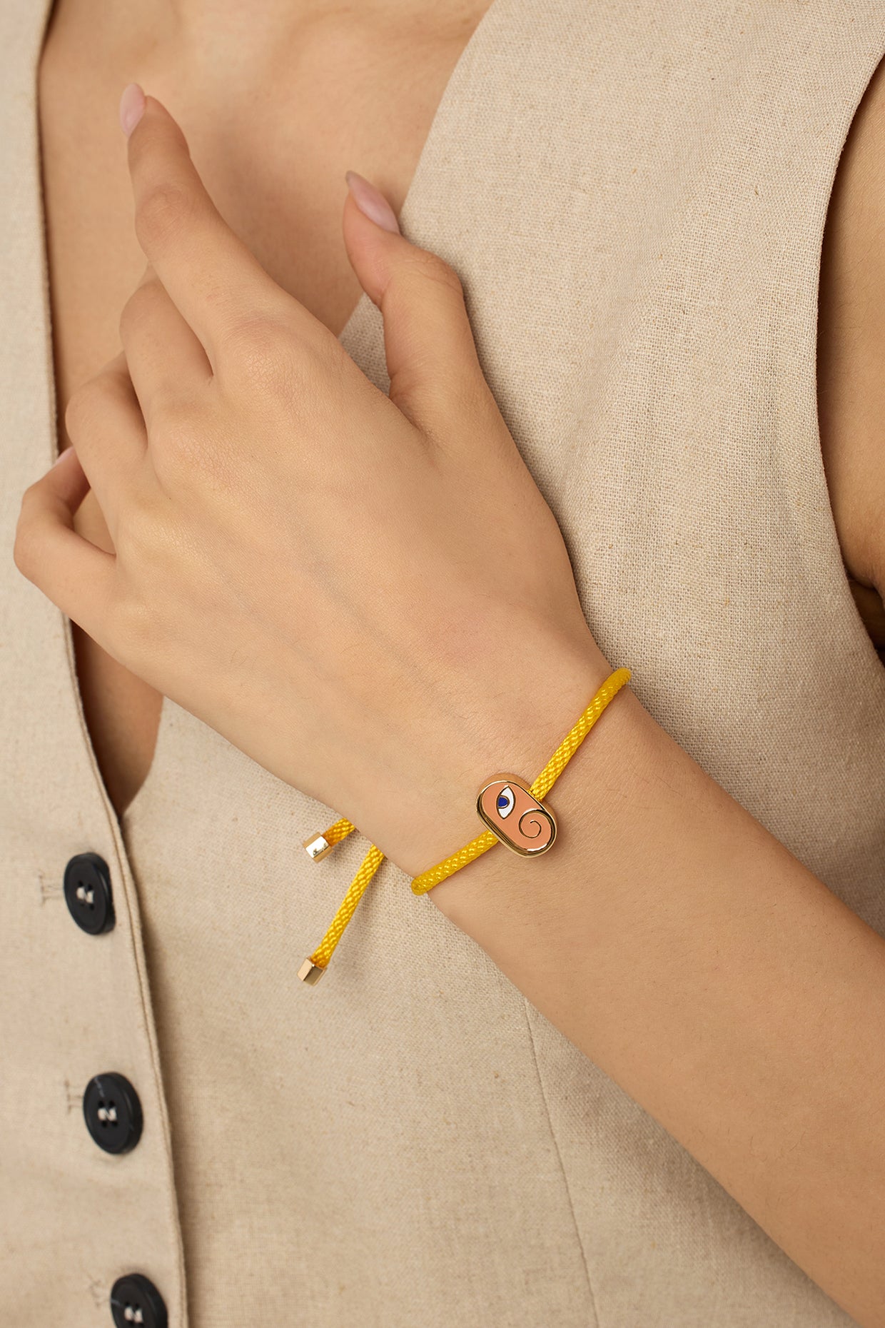 Ganesha Bracelet In 18kt Gold Plated