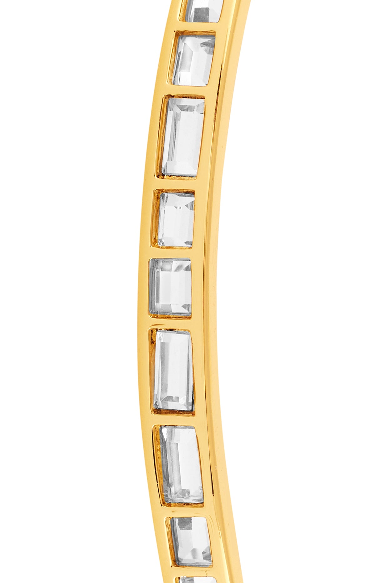 Disco Mirror Palm Cuff 18Kt Gold Plated