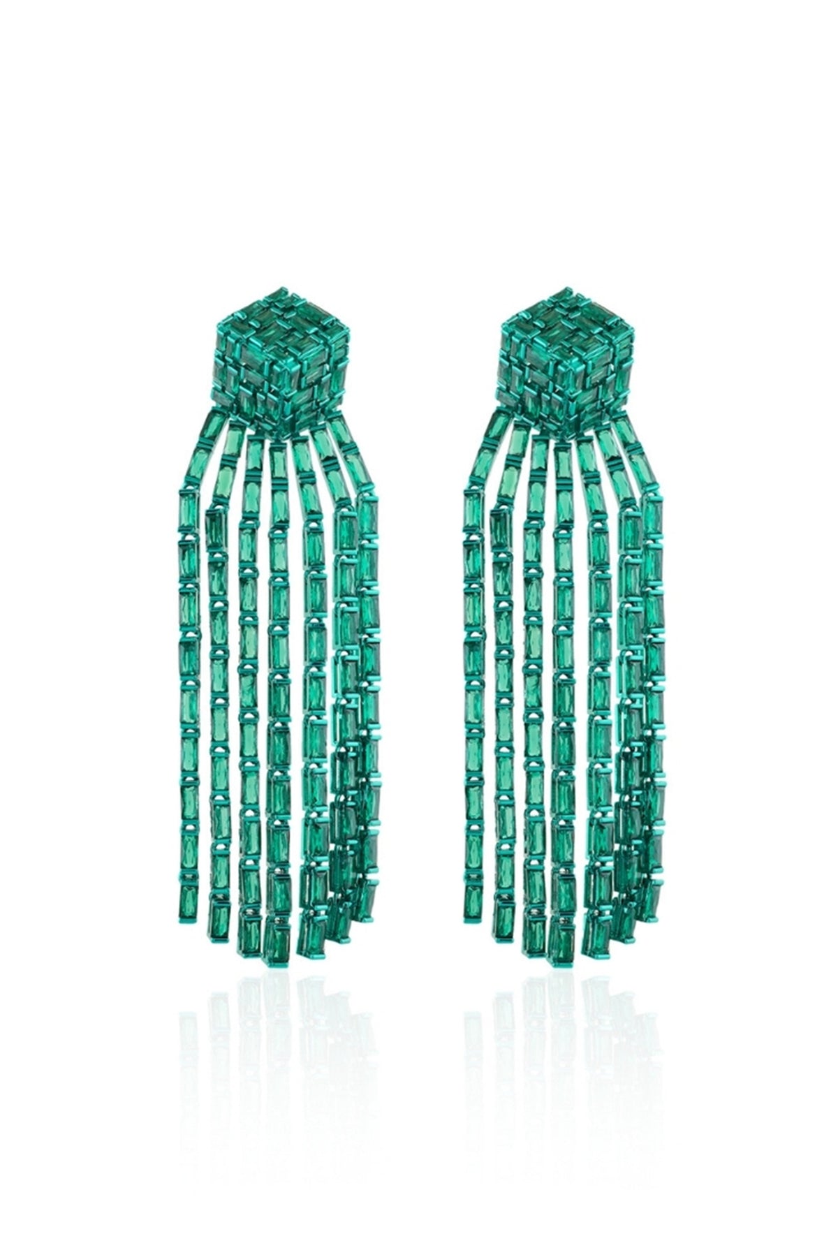 Collet Emerald Botox Danglers