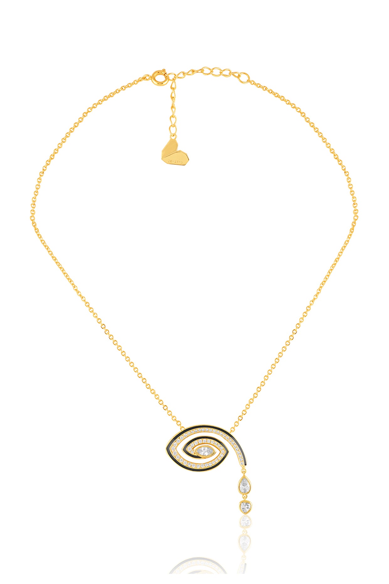 Intuita Pendant Necklace In 18Kt Gold Plated