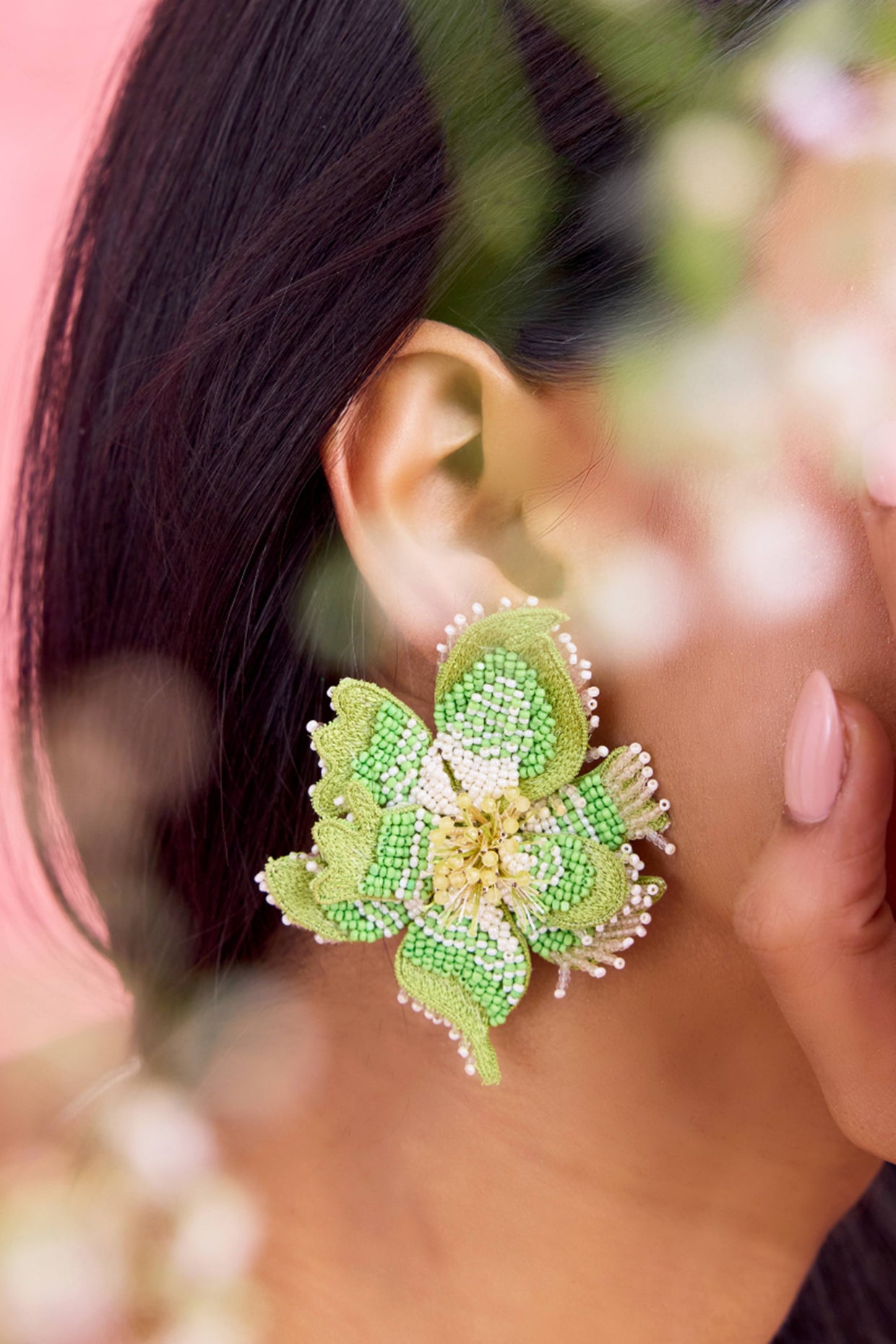 Green Azealia Earring