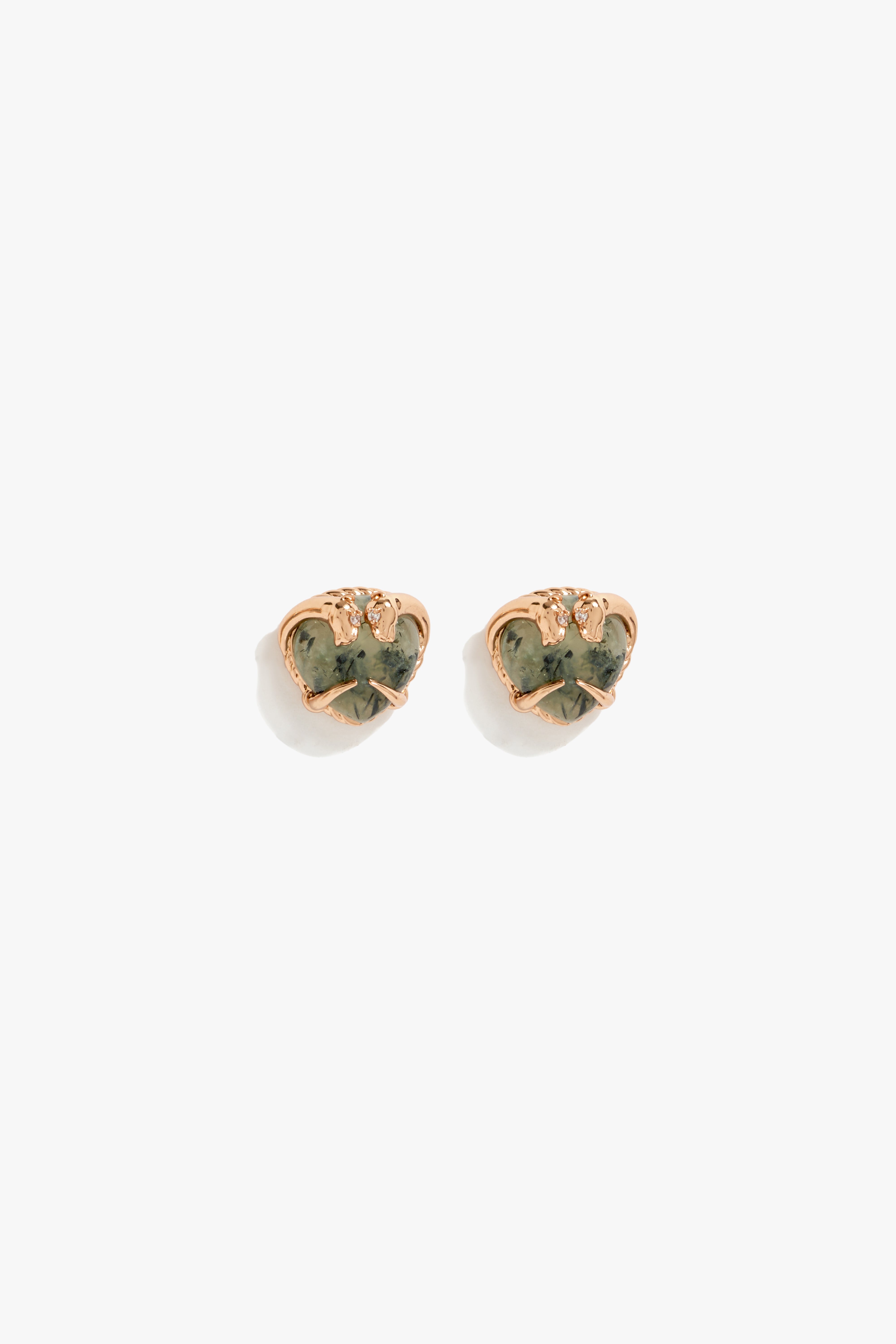 Scared Union Studs in Prehnite