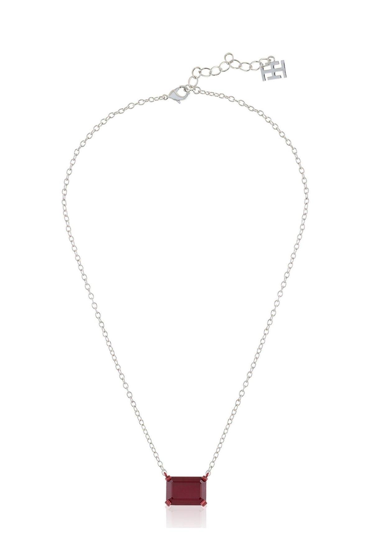 Ruby Botox Pendant Necklace