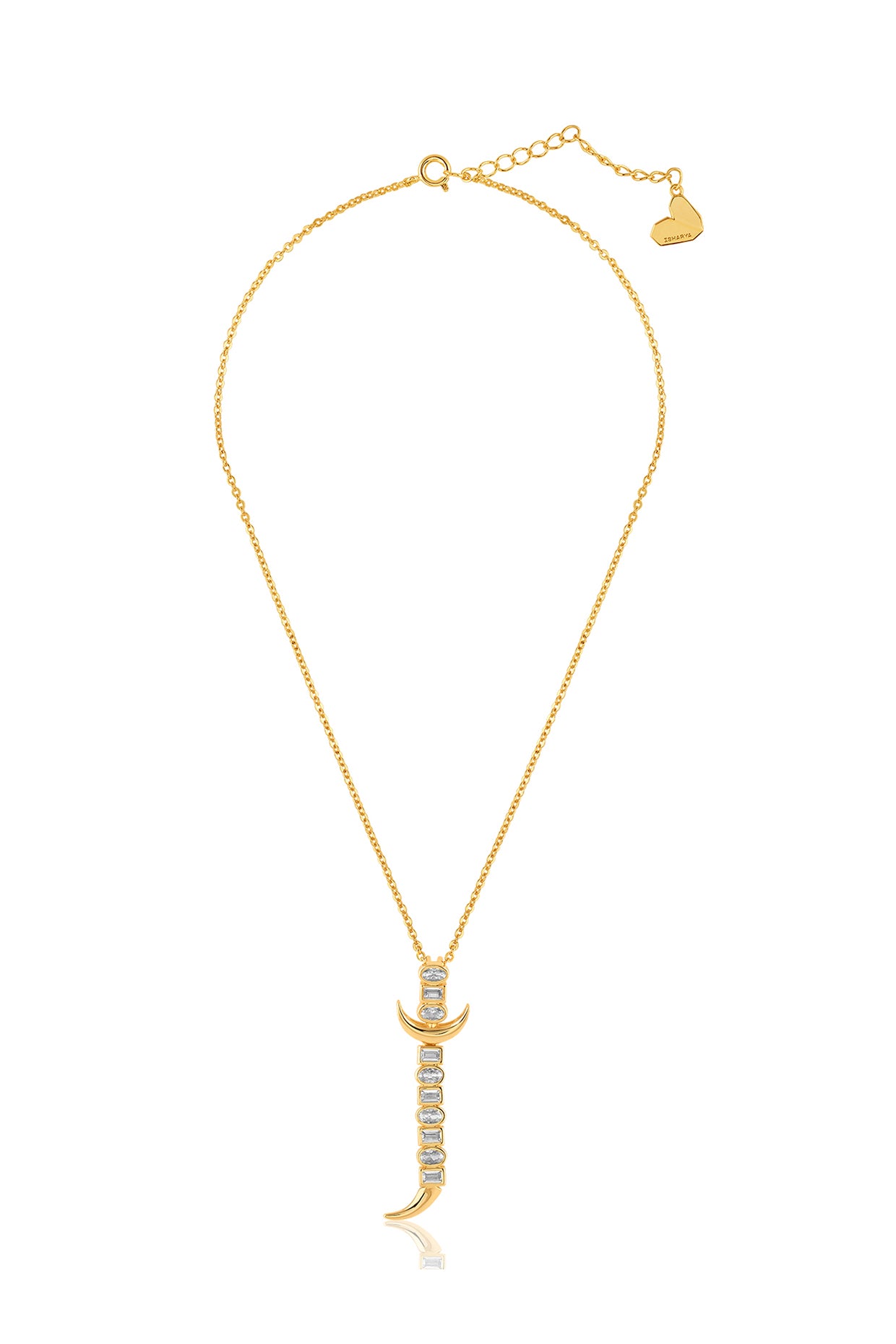 Powerblade Pendant Necklace In 18kt Gold Plated