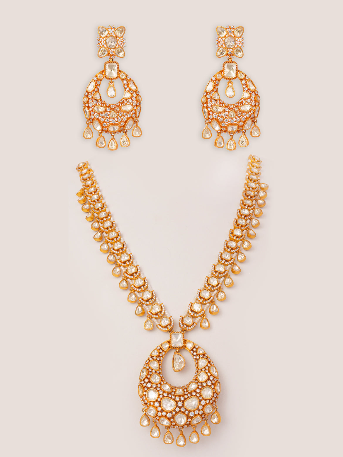 Harsha Moissanite Long Set