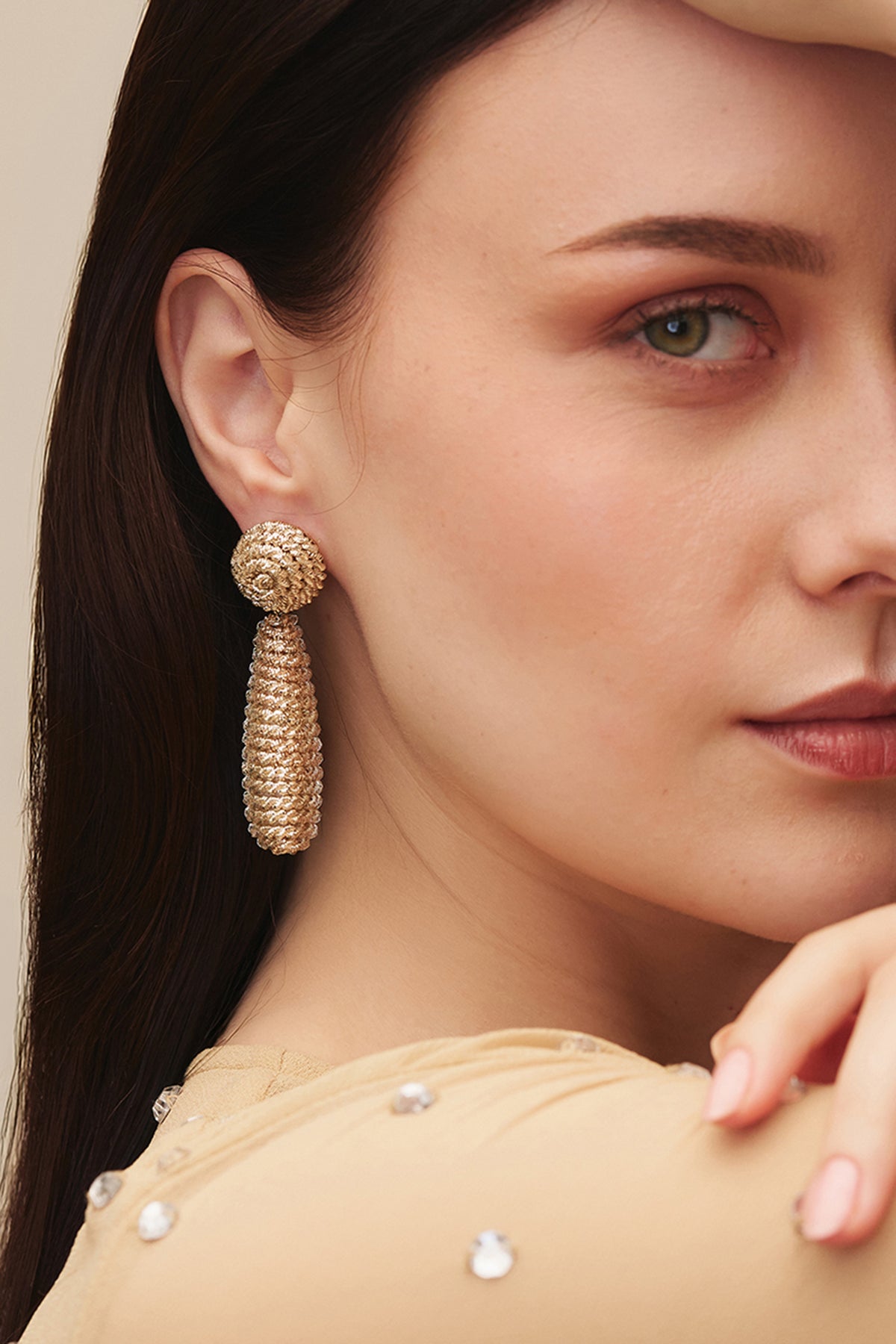 Gold Sohail Earrings