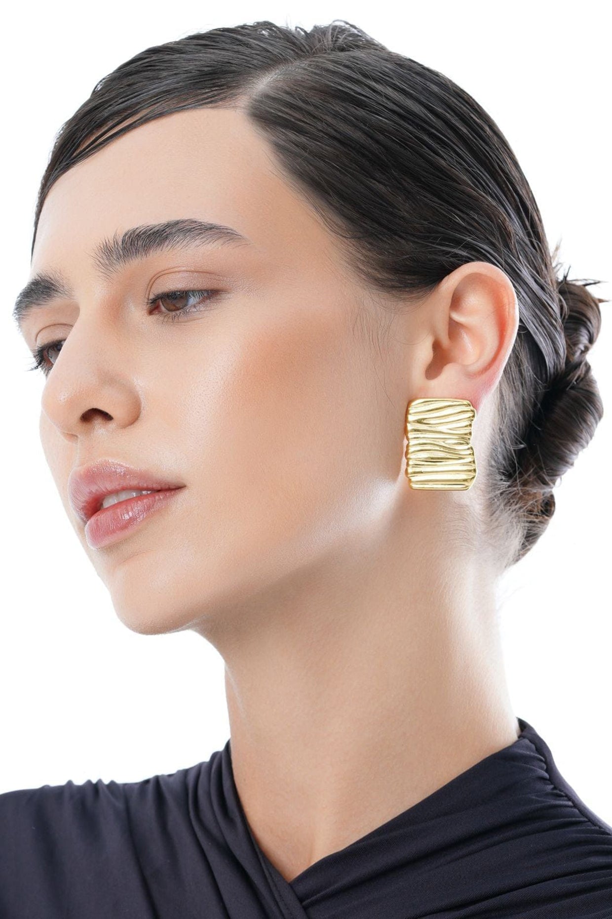 18Kt Gold Plated Stack Studs