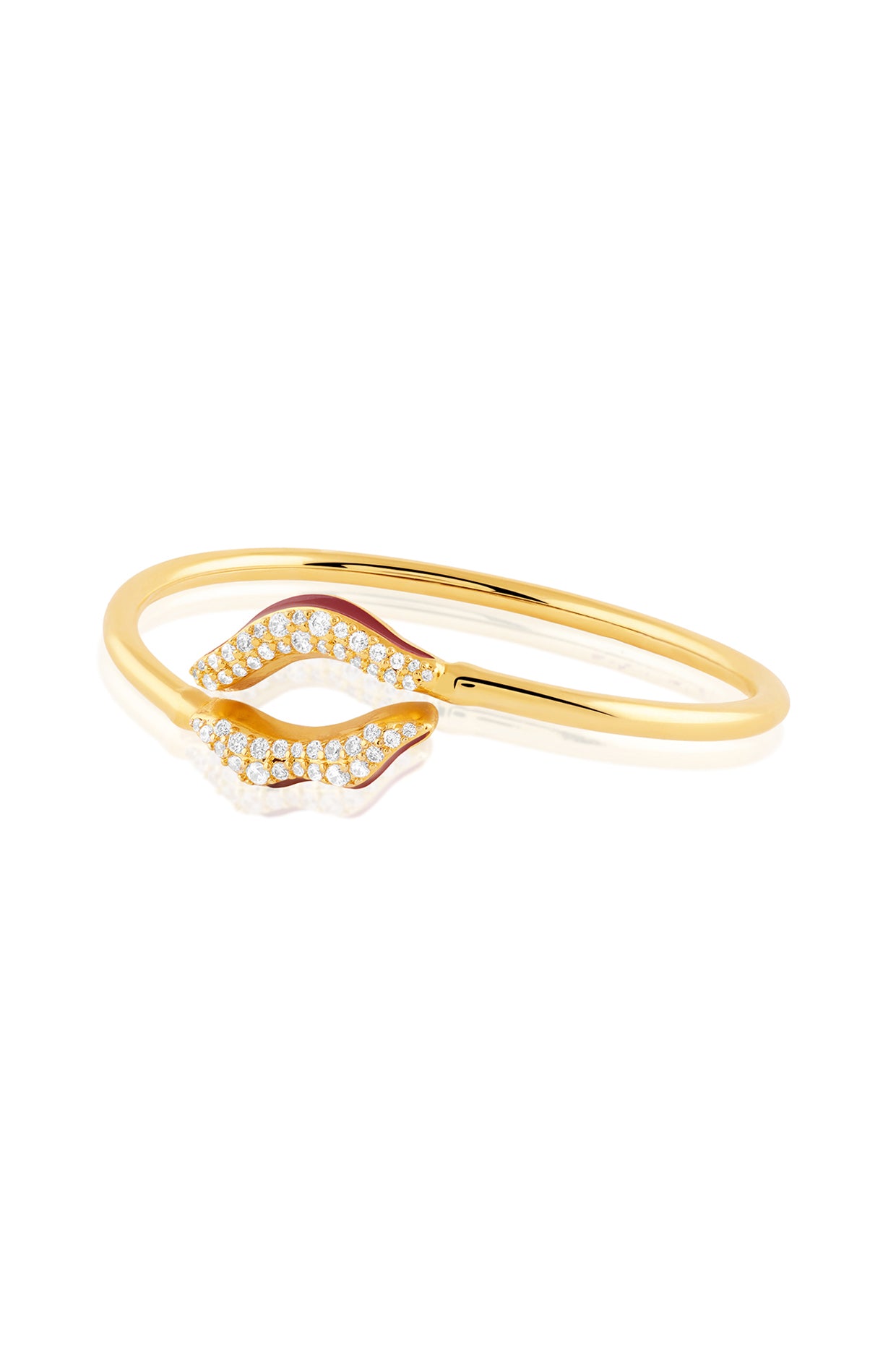 Deliria Lip Cuff In 18Kt Gold Plated