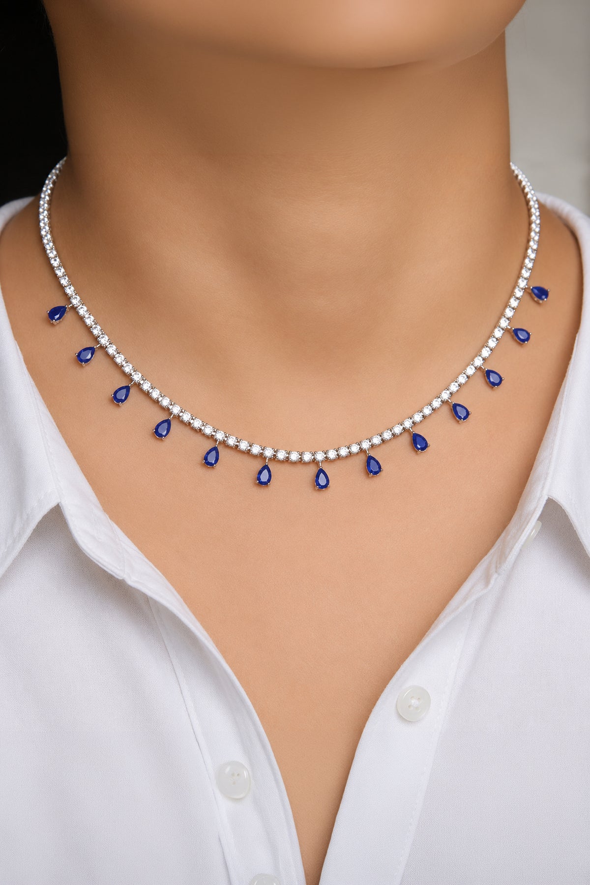 Blue Antonia Necklace