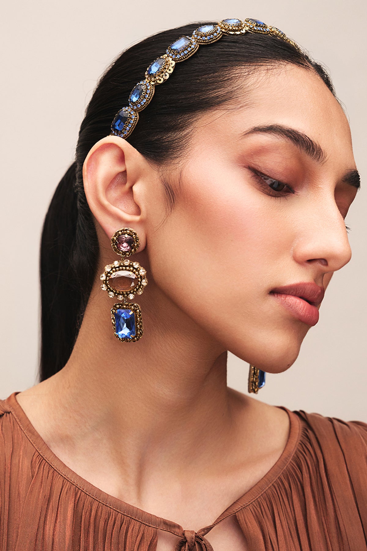 Blue Rehman Earrings