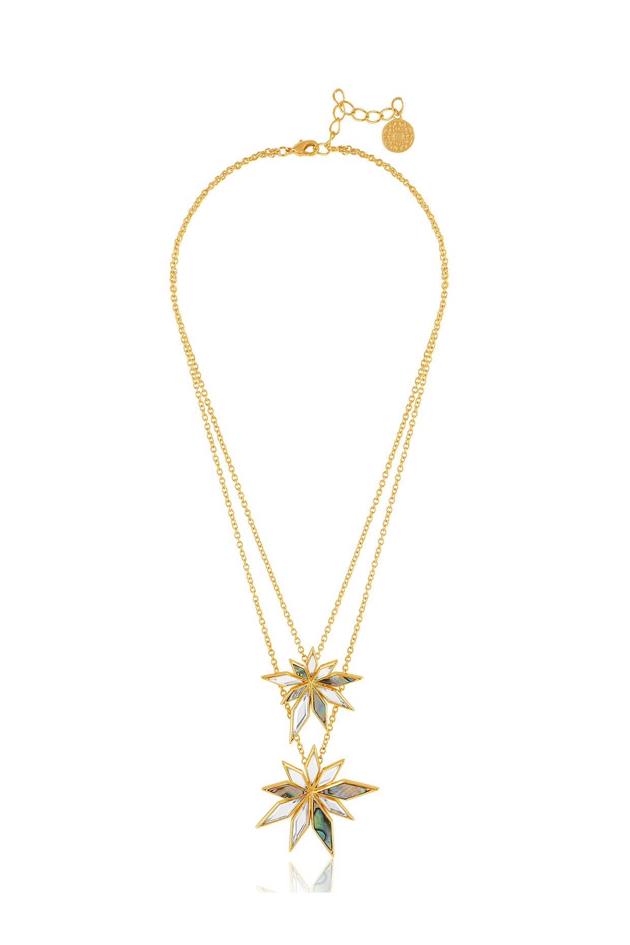 Demi Goddess Mirror Headpiece/Choker 18Kt Gold Plated