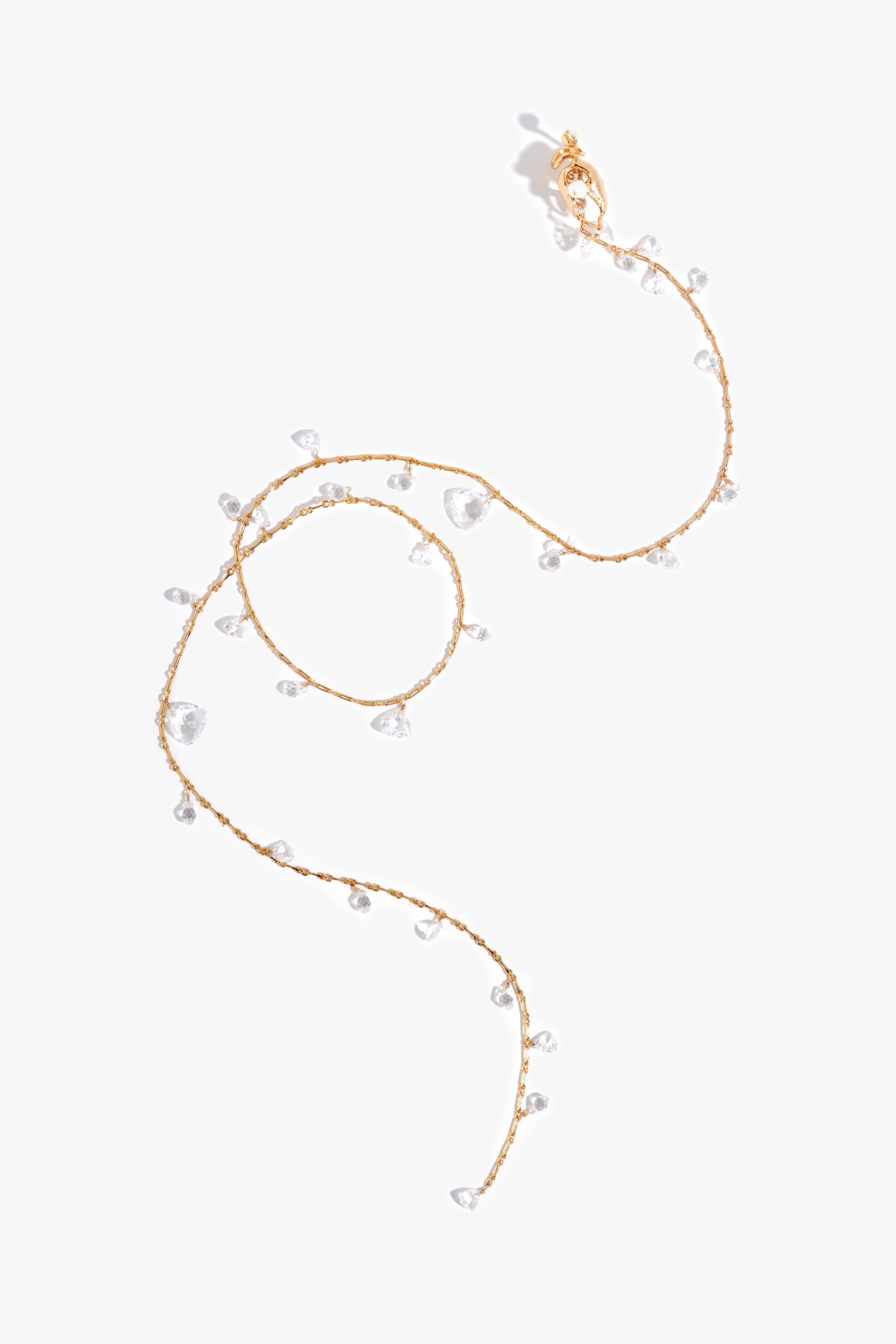 Seanymph Chain Veil Rings (Gold )