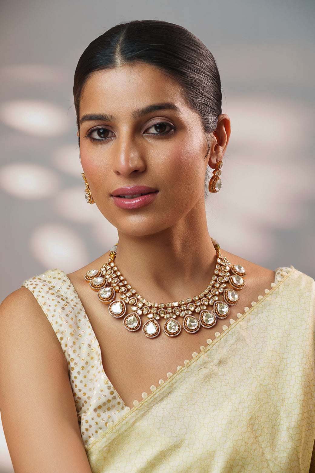 Zihar Moissanite Necklace Set