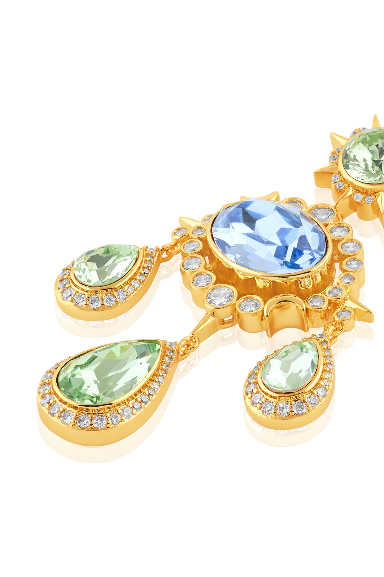 The High Priestess Danglers 18kt Gold Plated