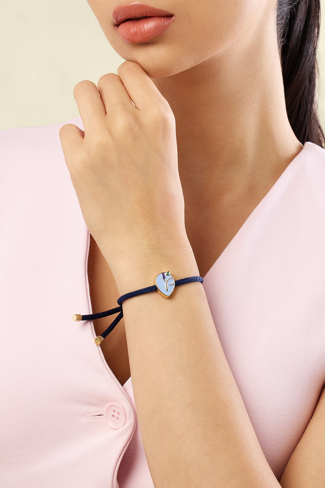 Krishna Bracelet In 18kt Gold Plated