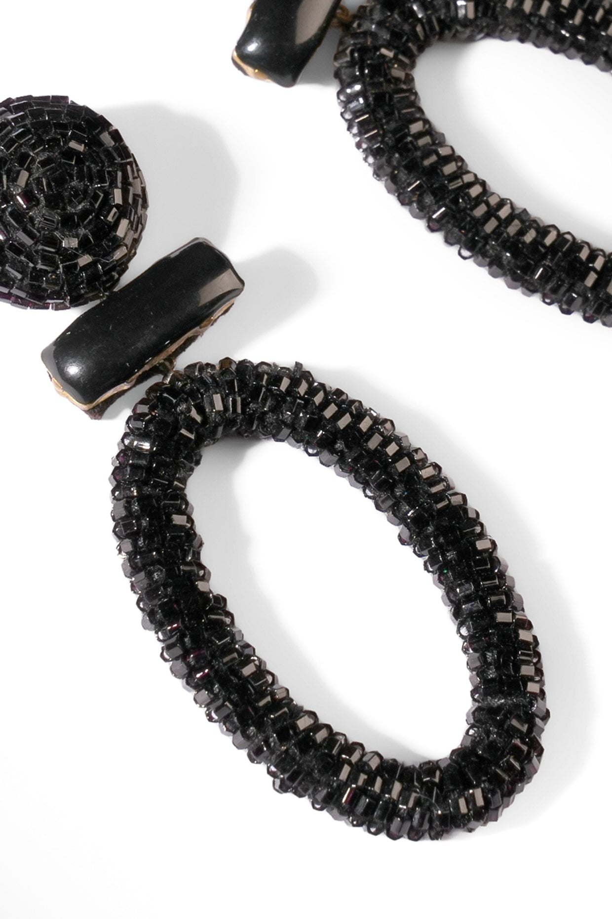 Black Yolanda Earrings