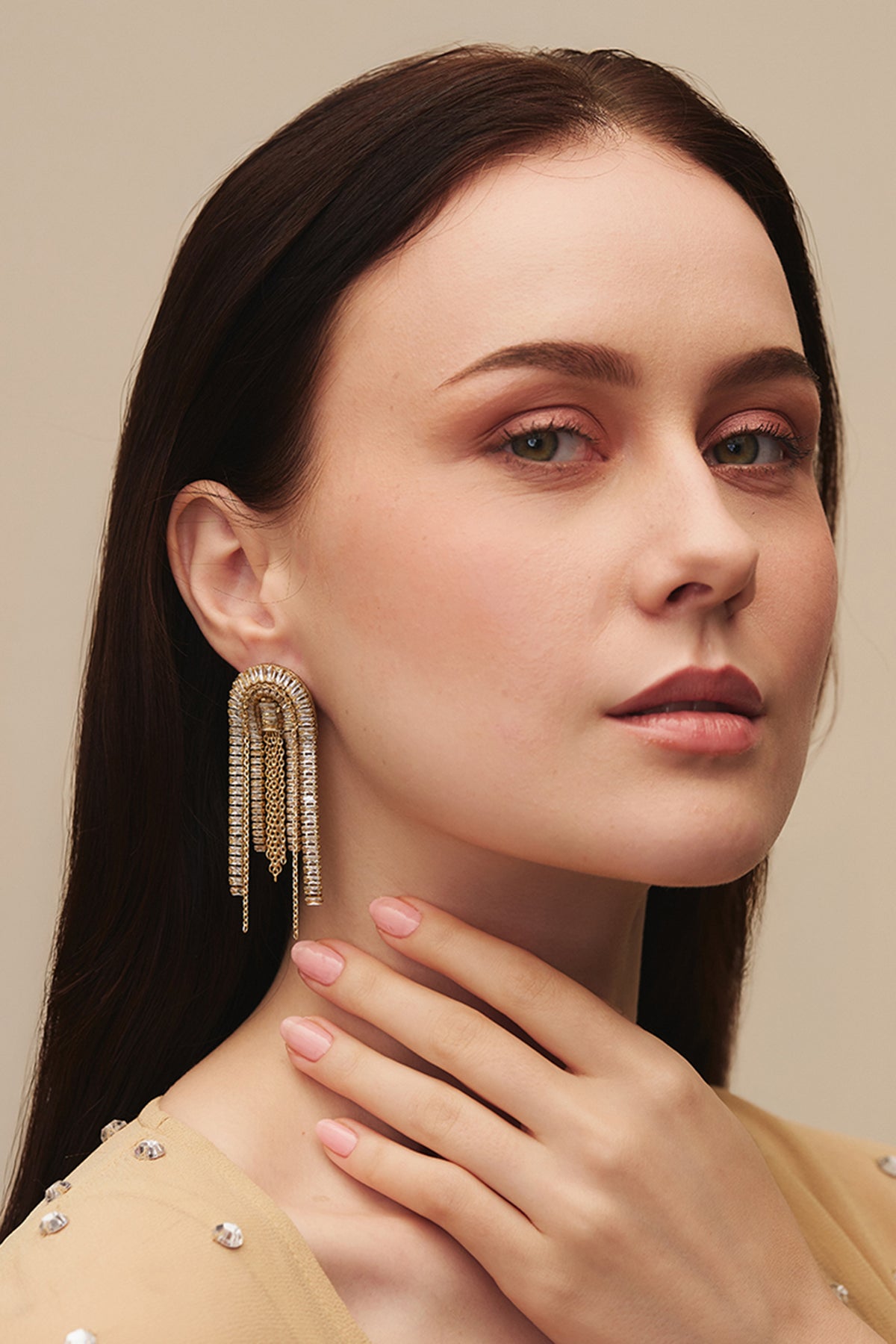 Gold Kashvi Earrings