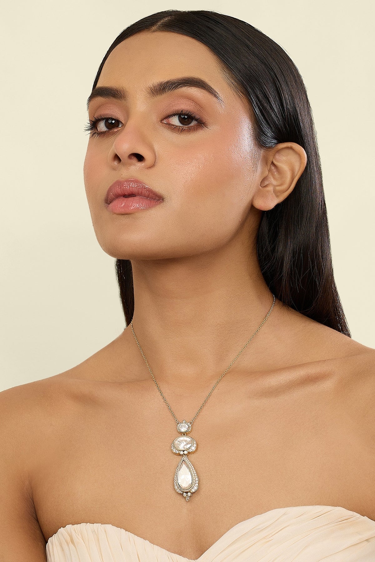 Polki Royal Cascade Necklace