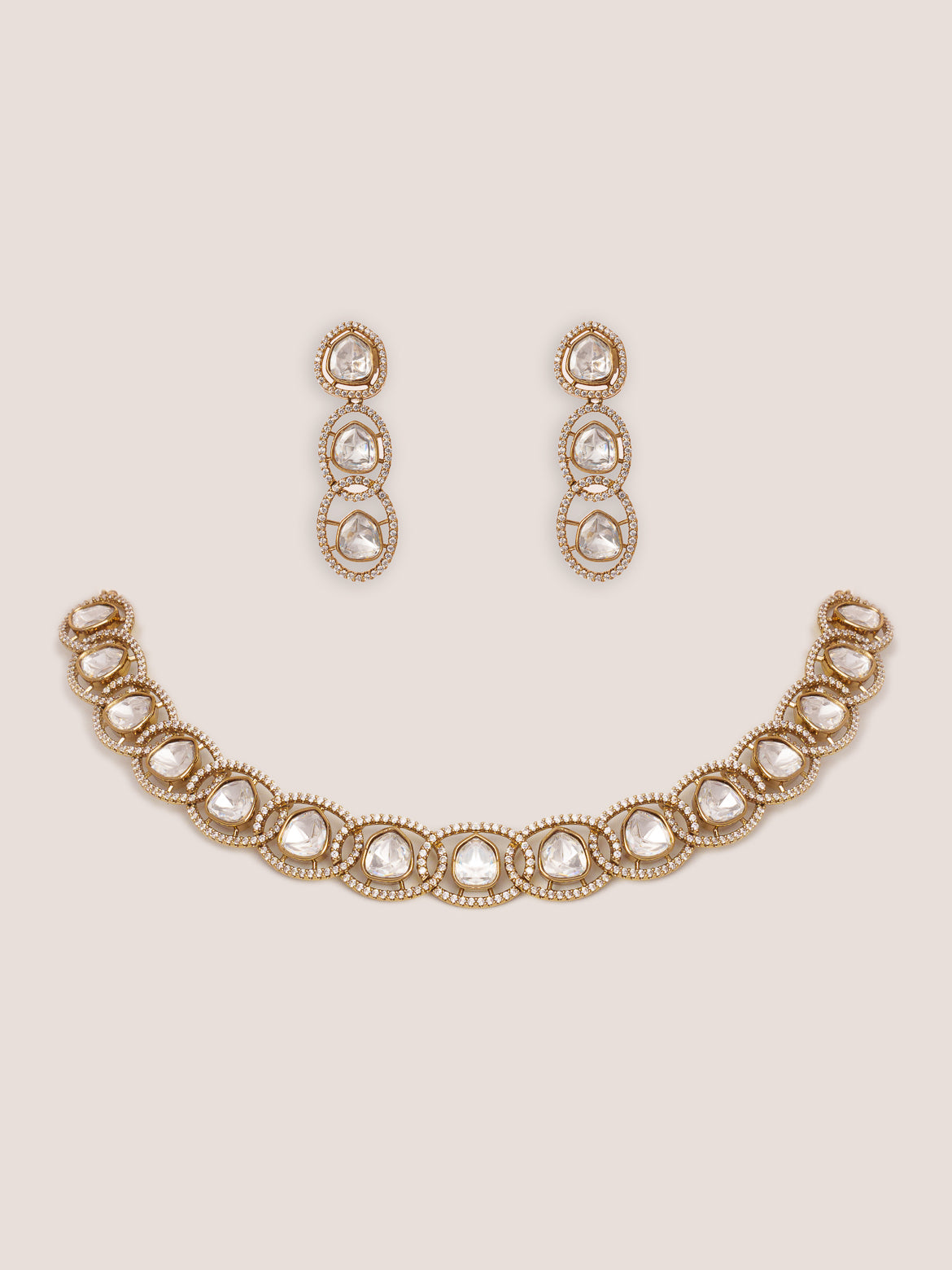 Alka Polki Necklace Set