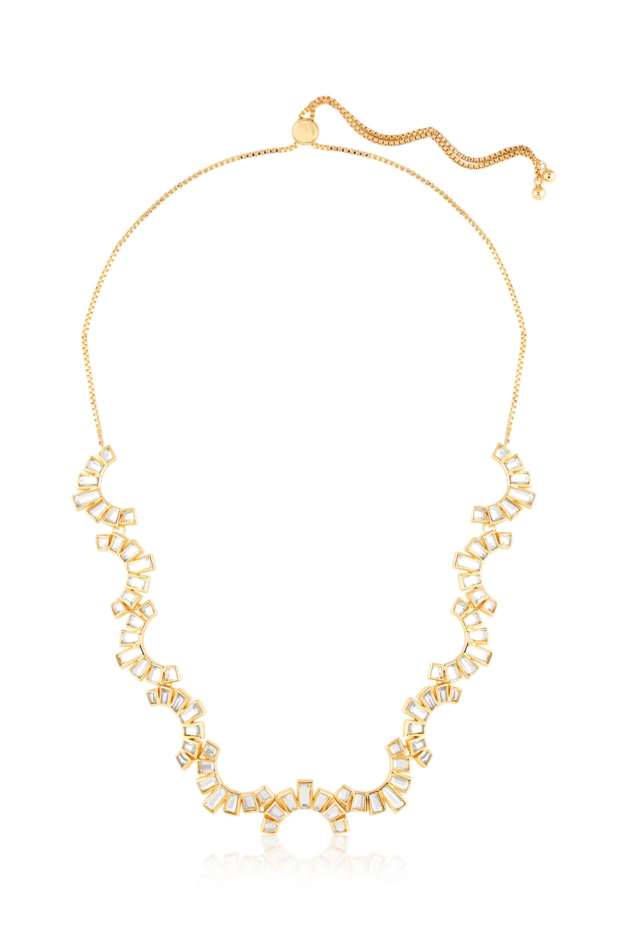 Veevo Choker Necklace In 18Kt Gold Plated